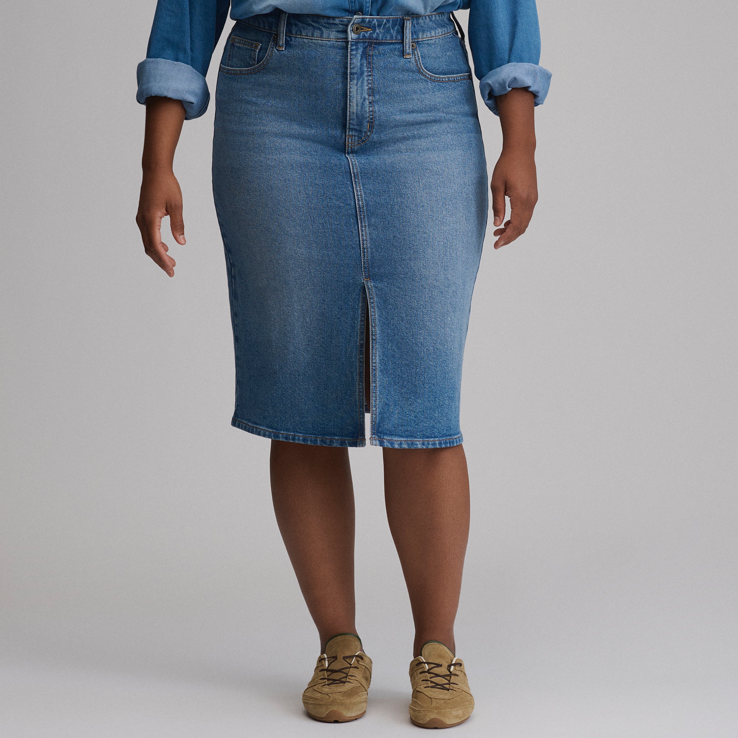 Women's Iconic Denim Skirt - Image 5