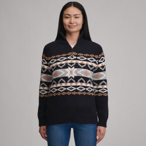 Women's Everloft Jacquard Quarter-Zip Sweater