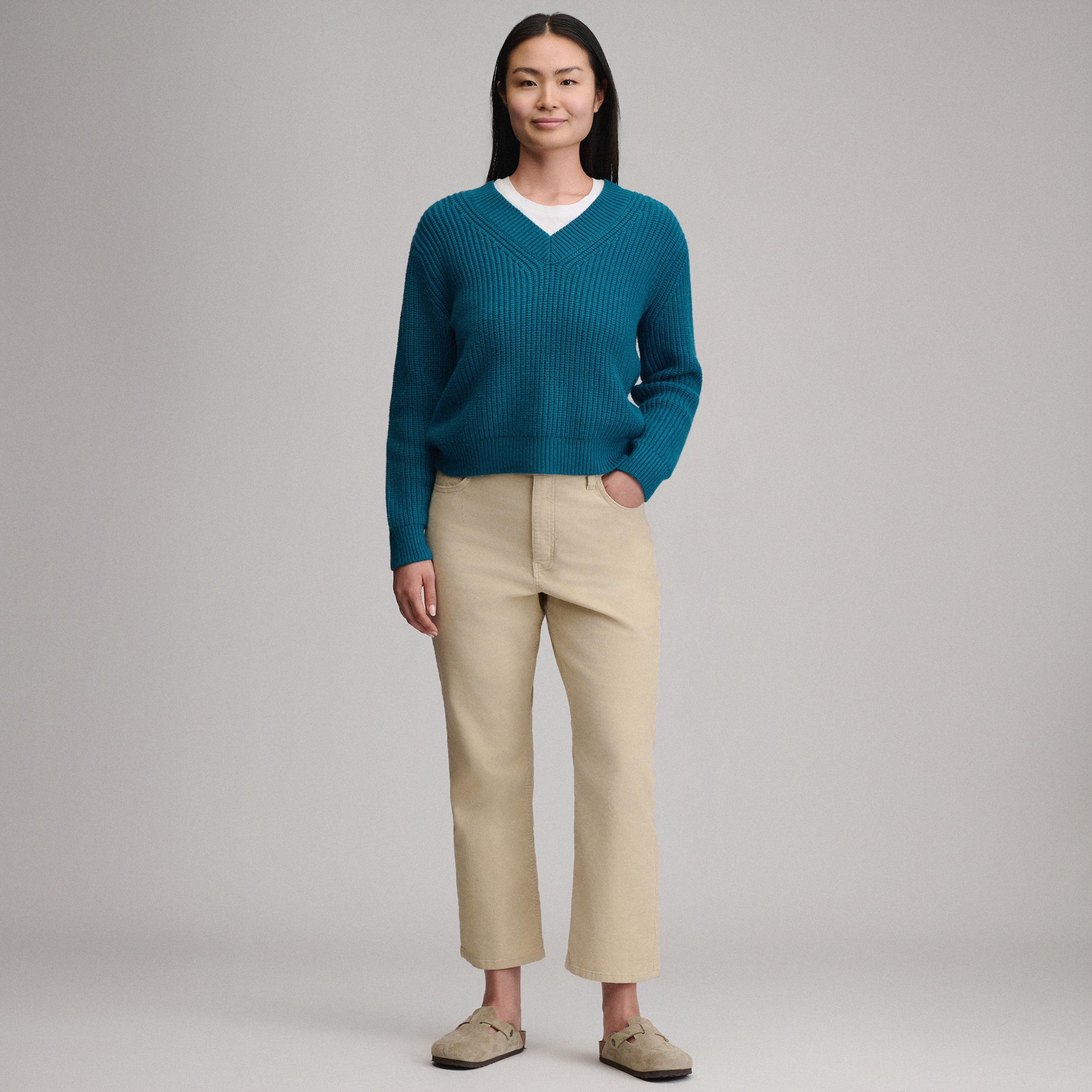 Women's Everloft V-Neck Sweater - Image 4