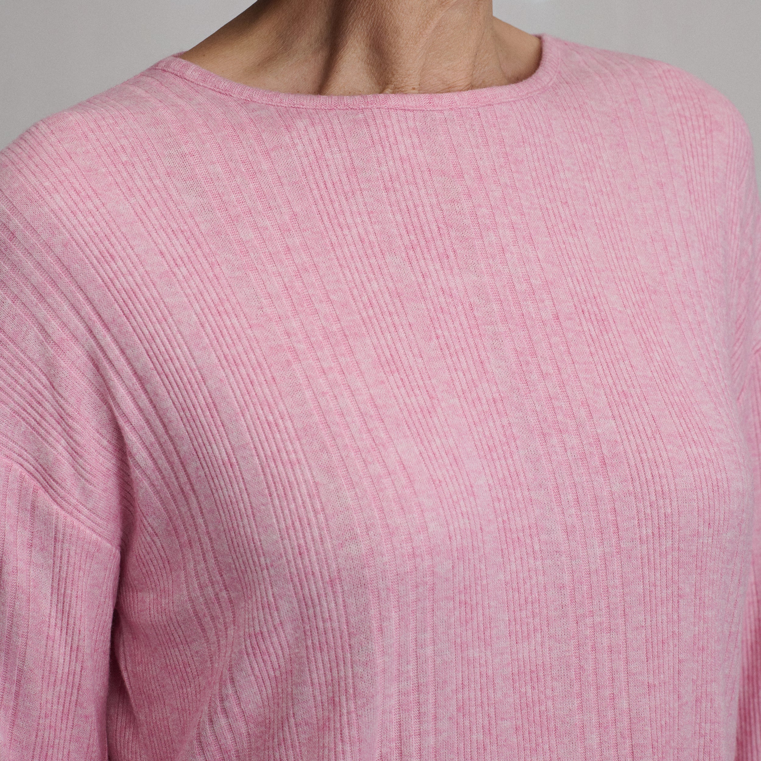 Women's Long-Sleeve Cozy Rib Crew - Image 3