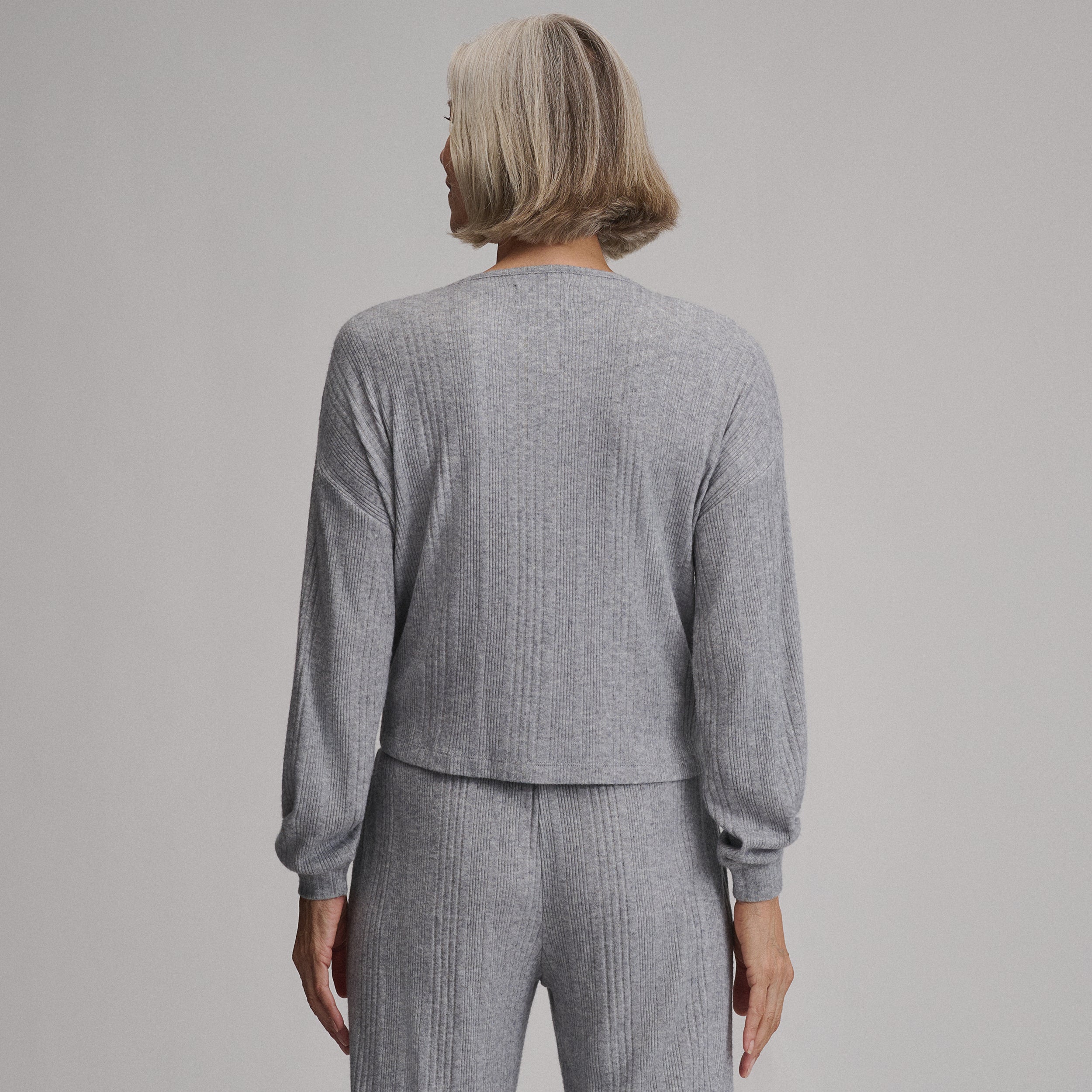 Women's Long-Sleeve Cozy Rib Crew - Image 5