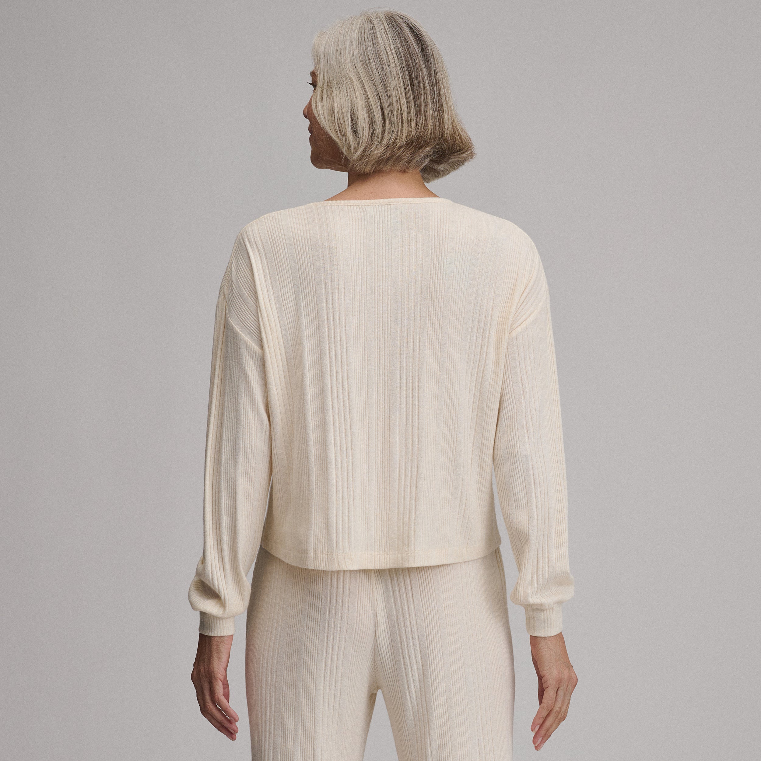 Women's Long-Sleeve Cozy Rib Crew - Image 8