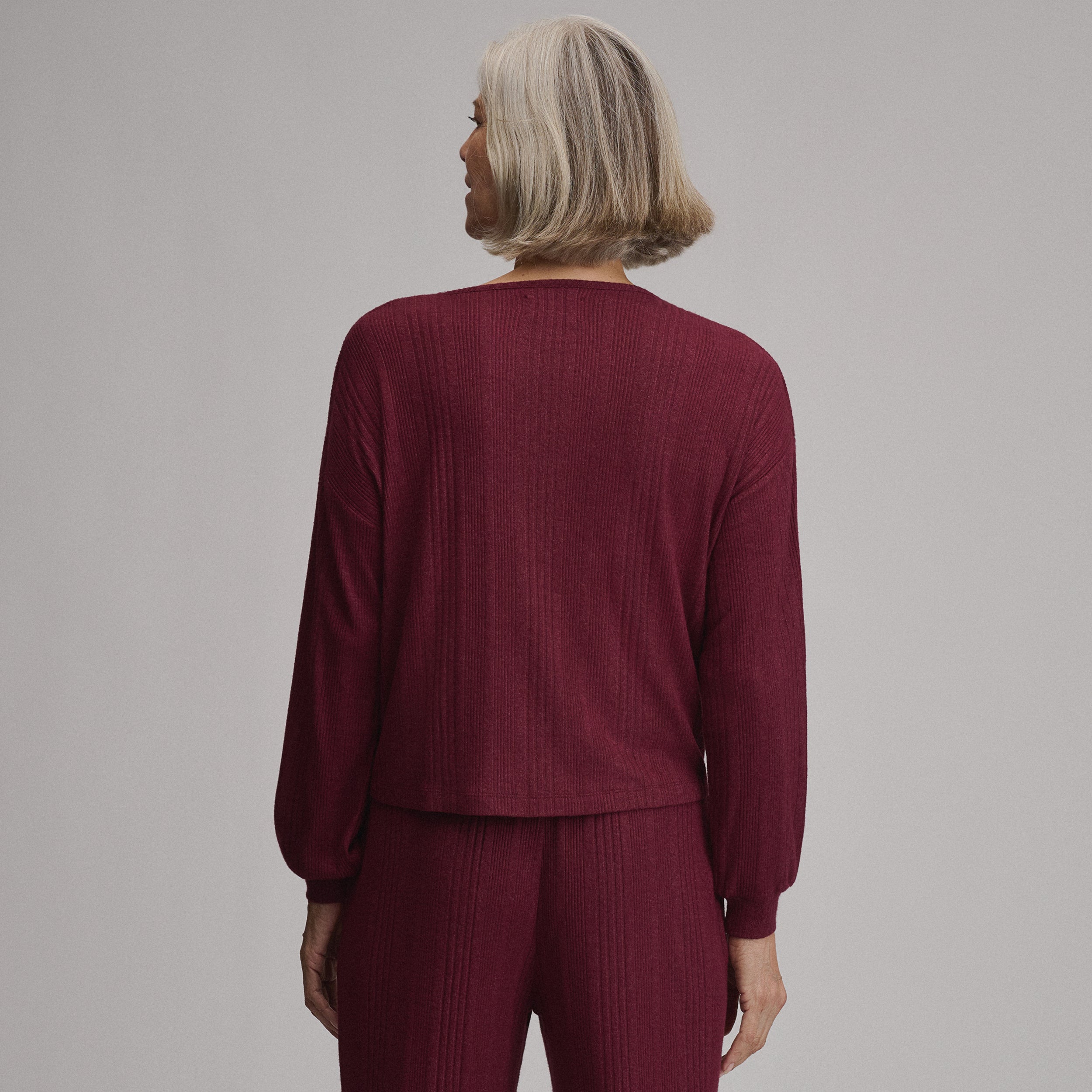 Women's Long-Sleeve Cozy Rib Crew - Image 11