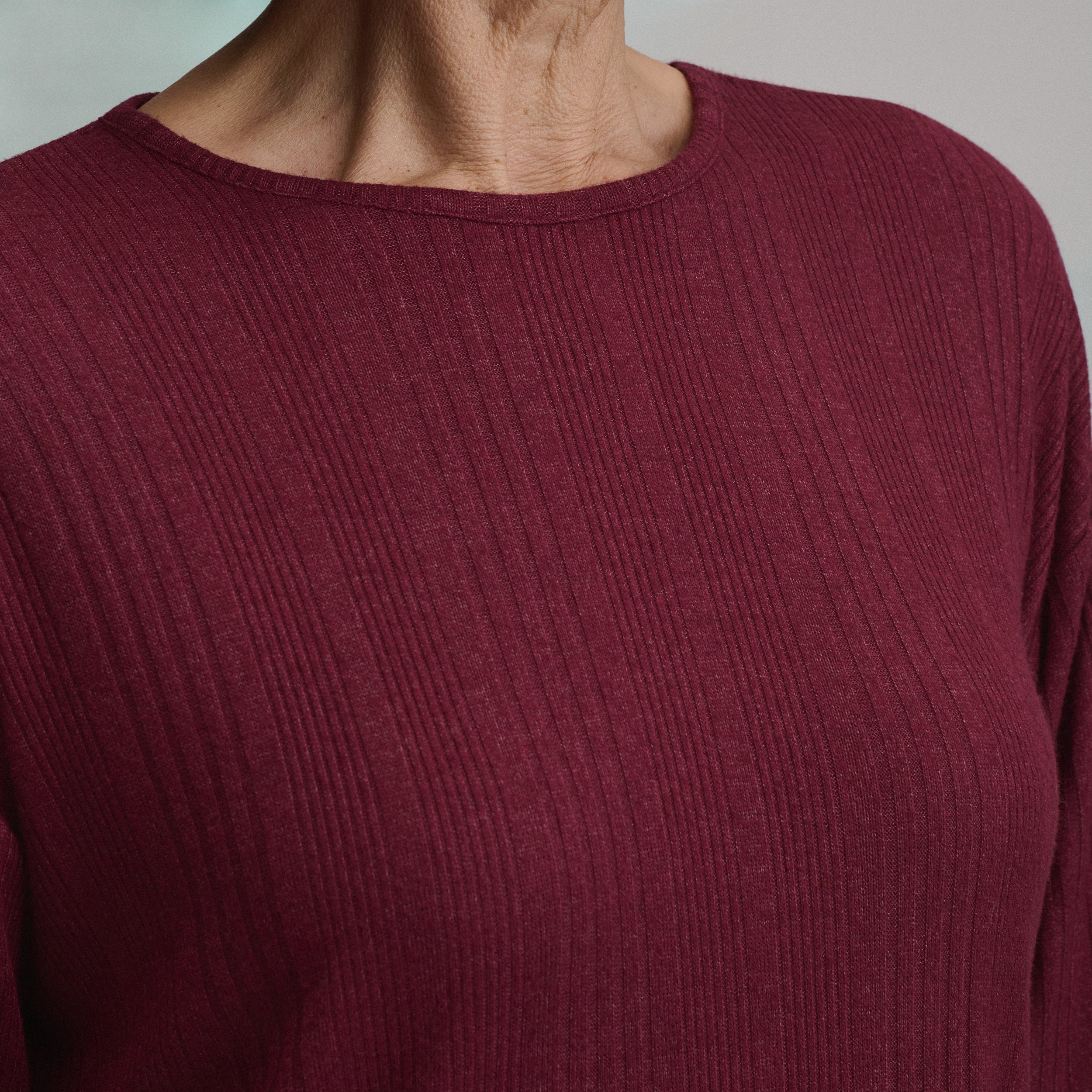 Women's Long-Sleeve Cozy Rib Crew - Image 12