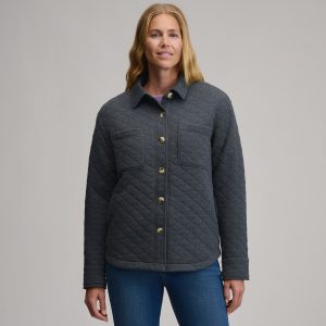 Women's Quilted Shirt Jacket