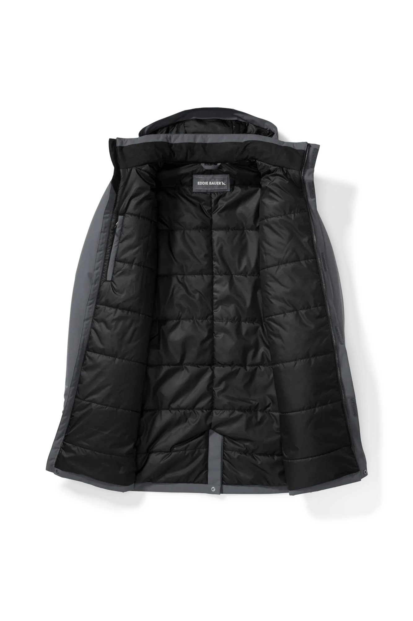 Men's Mainstay Insulated Waterproof Hooded Trench Coat - Image 15