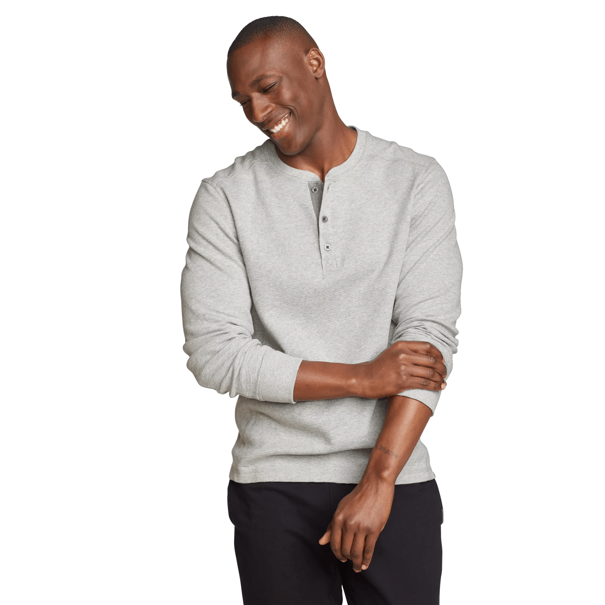 Men's Eddie's Favorite Ultrasoft Thermal Henley - Image 14