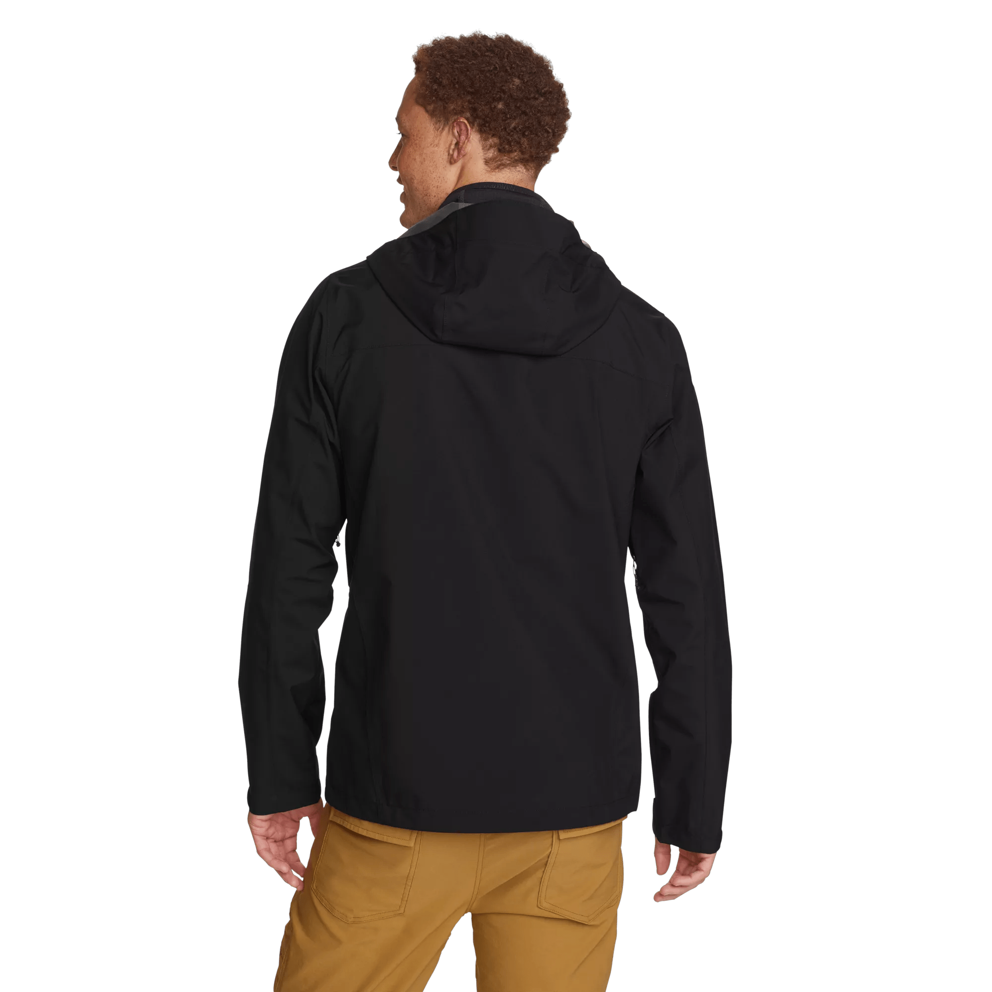 Men's Cloud Cap Waterproof Stretch Hooded Rain Jacket - Image 30