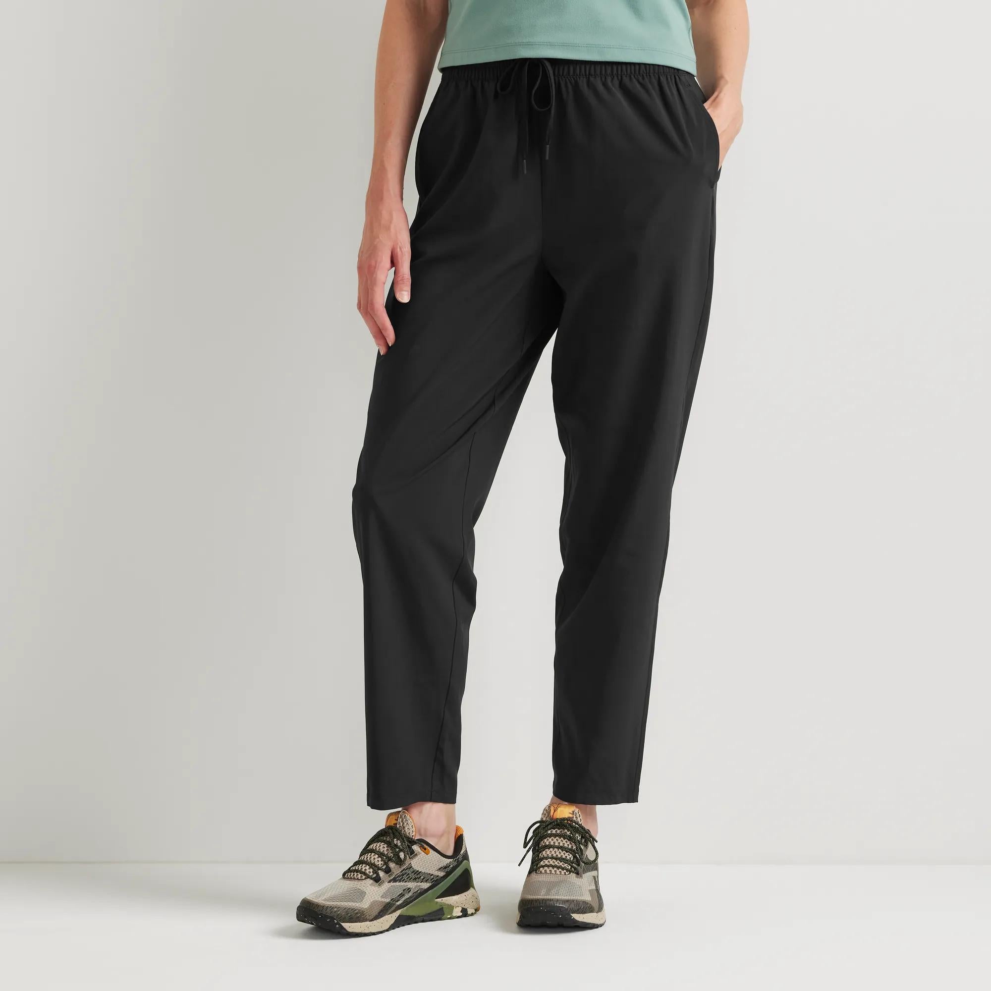 Women's Departure Stretch Tie-Front Ankle Pants - Image 2