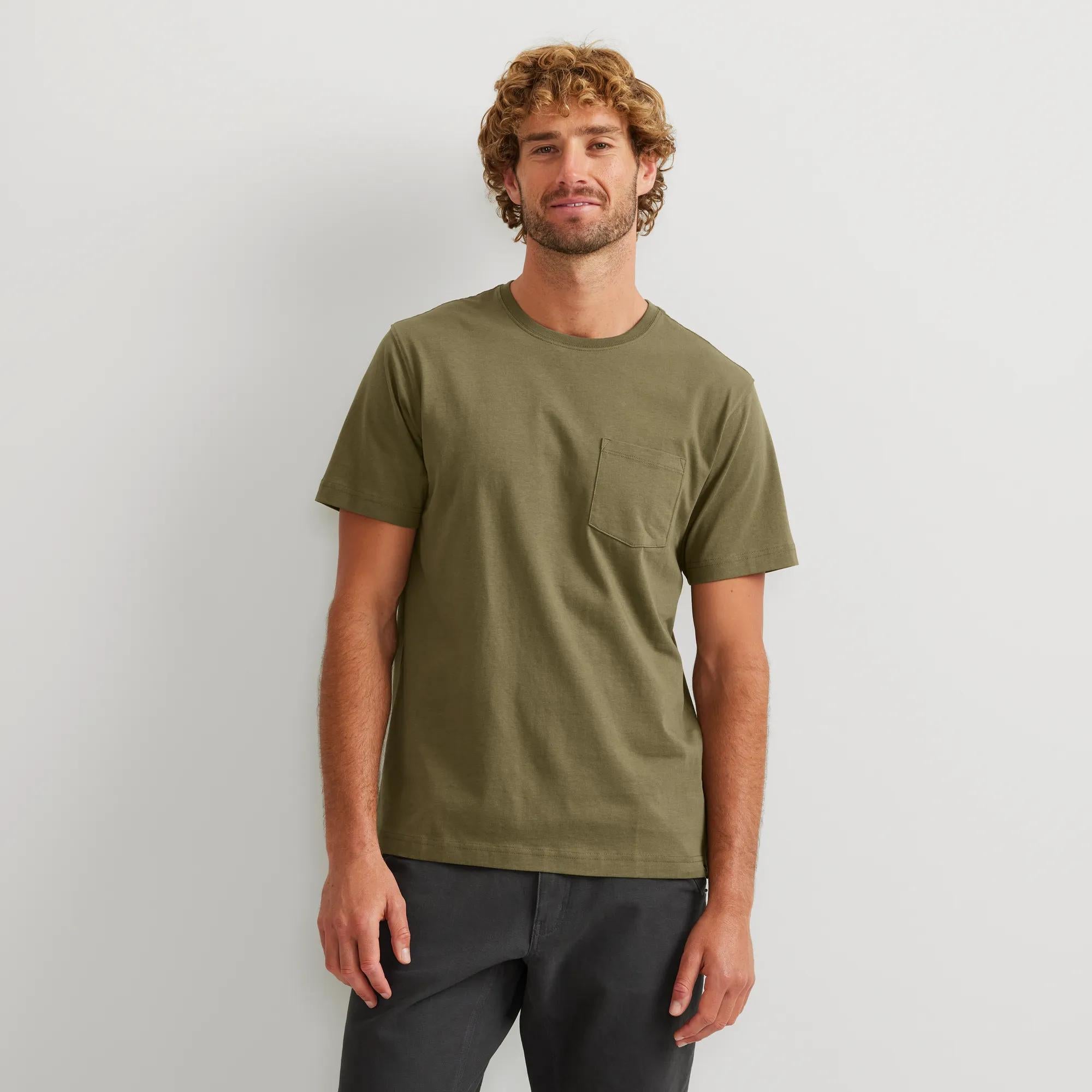 Men's Legend Wash 100% Cotton Short-Sleeve Pocket T-Shirt - Image 30