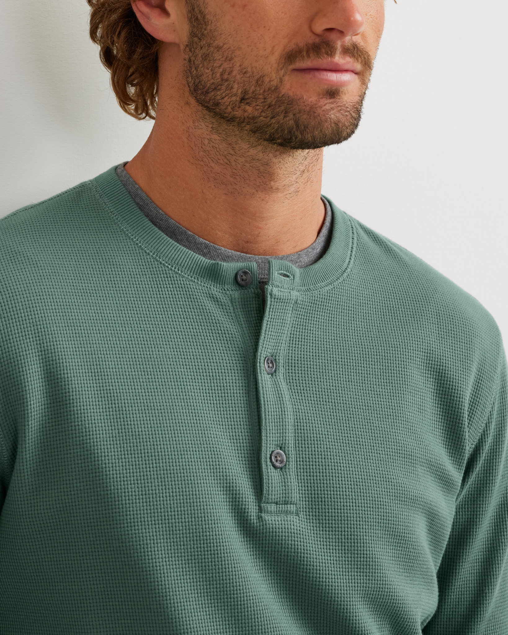 Men's Eddie's Favorite Ultrasoft Thermal Henley - Image 5