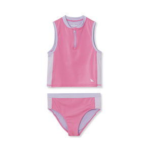 Girls Sea Spray 2 PC Ribbed Tankini