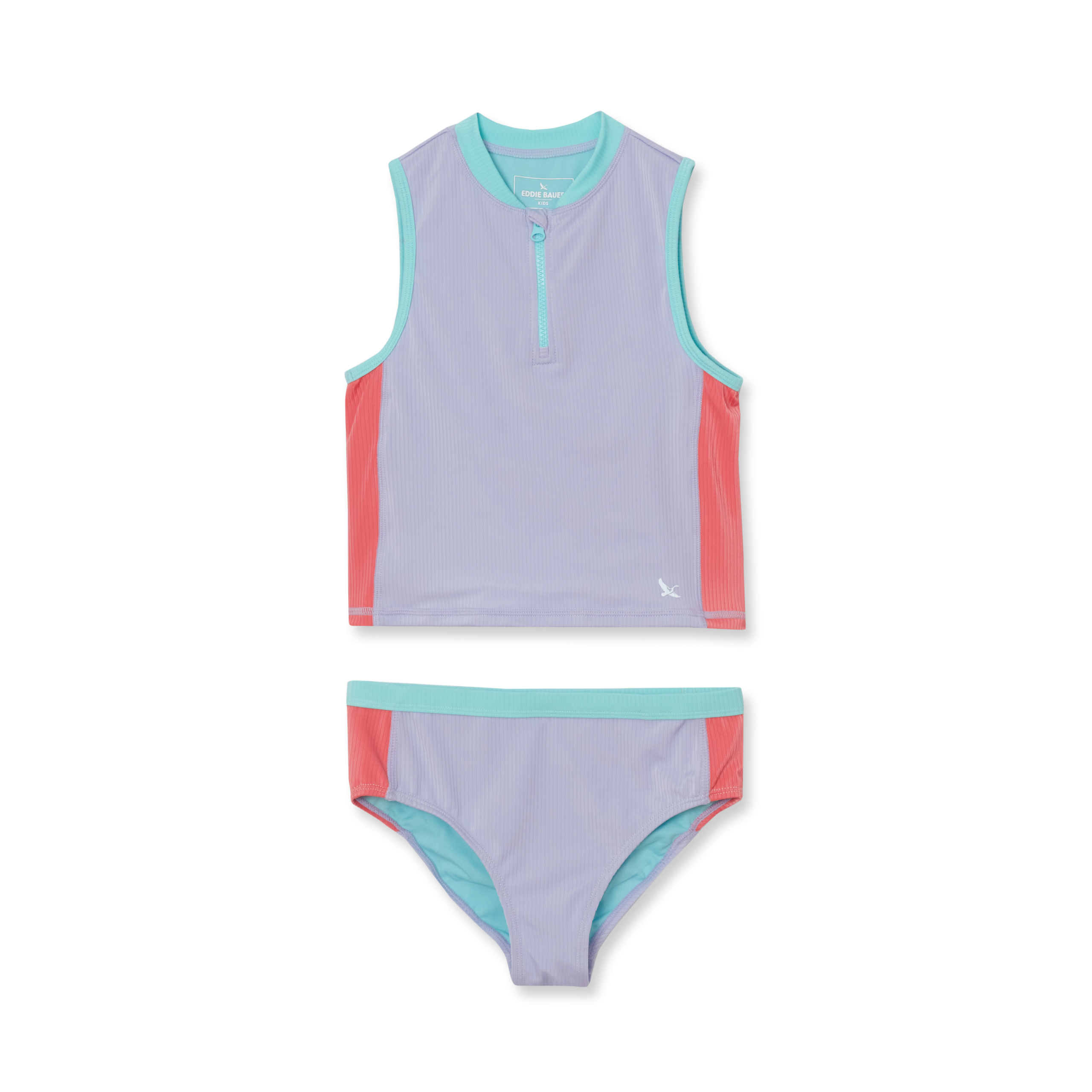Girls Sea Spray 2 PC Ribbed Tankini - Image 2