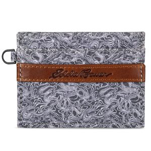 Pioneer Leather And Printed Cotton Canvas Card Case