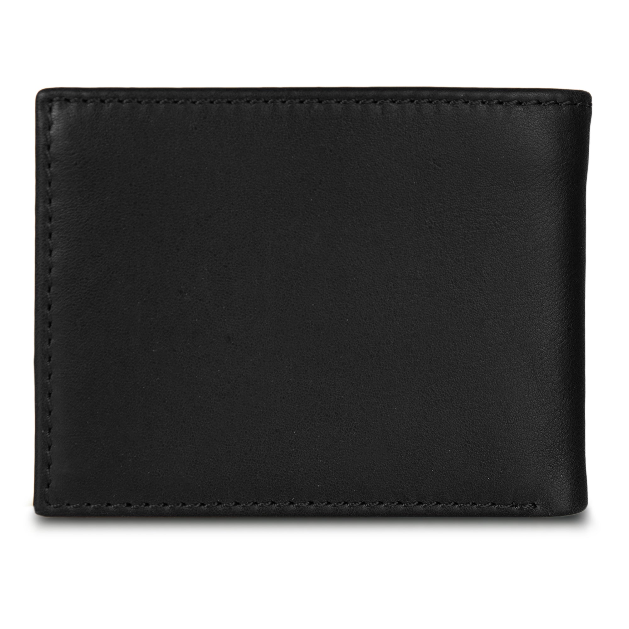 EB Signature Logo Leather Flip Id Bifold Wallet - Image 4