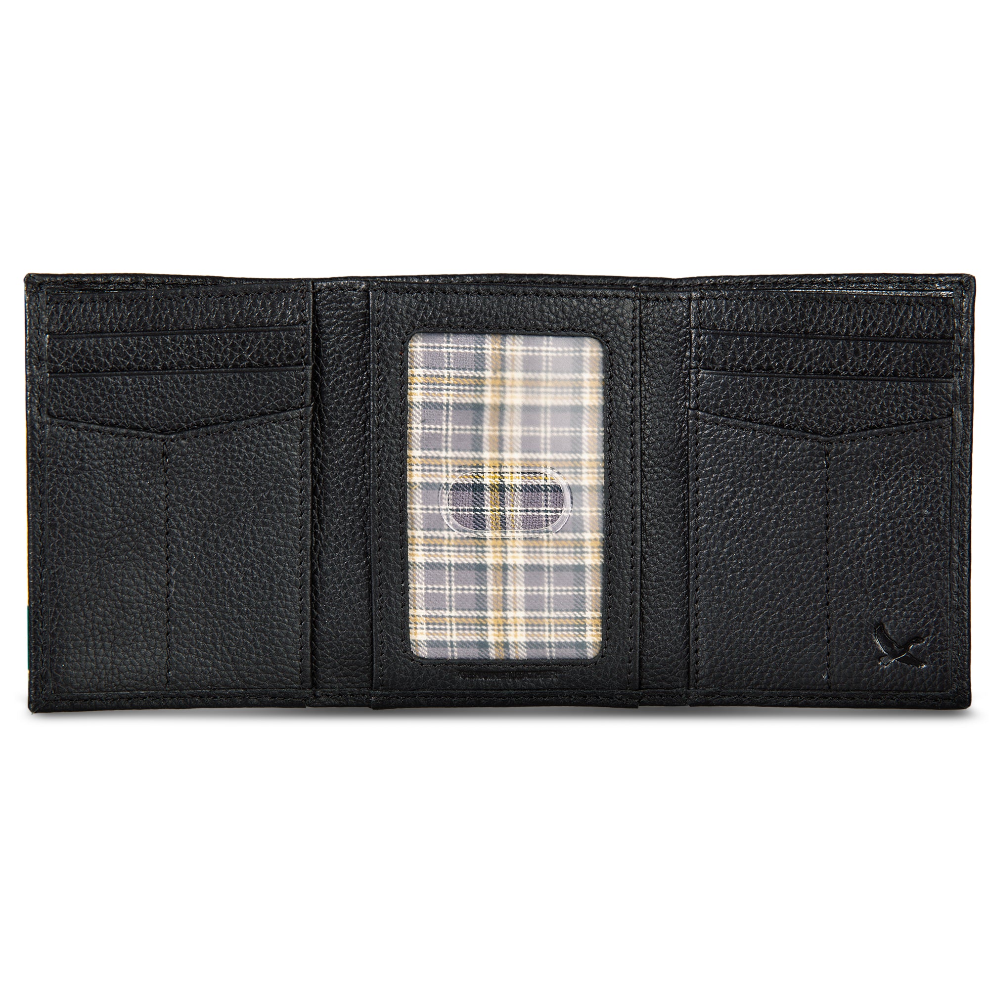 EB Signature Logo Leather Trifold Wallet - Image 12