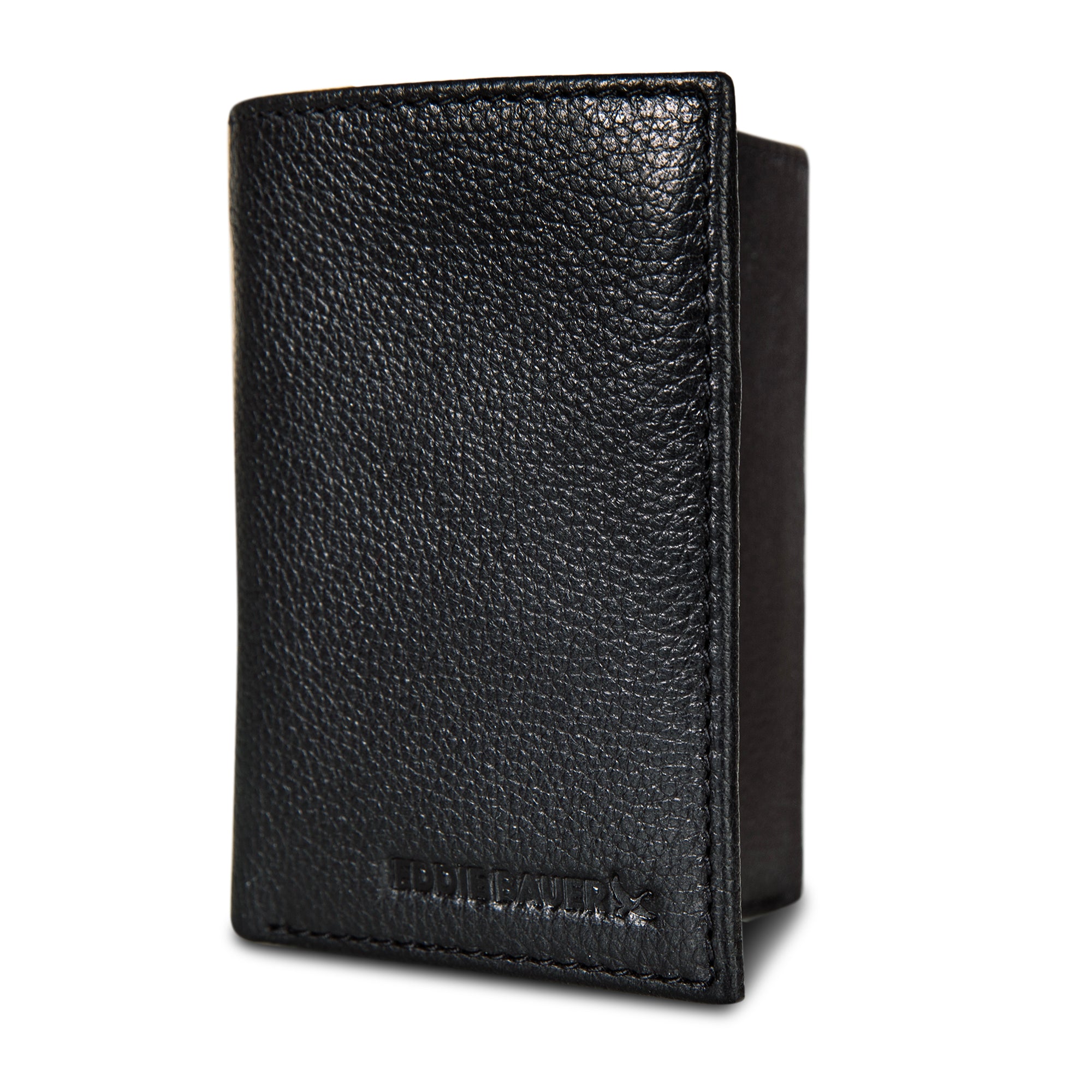 EB Signature Logo Leather Trifold Wallet - Image 24