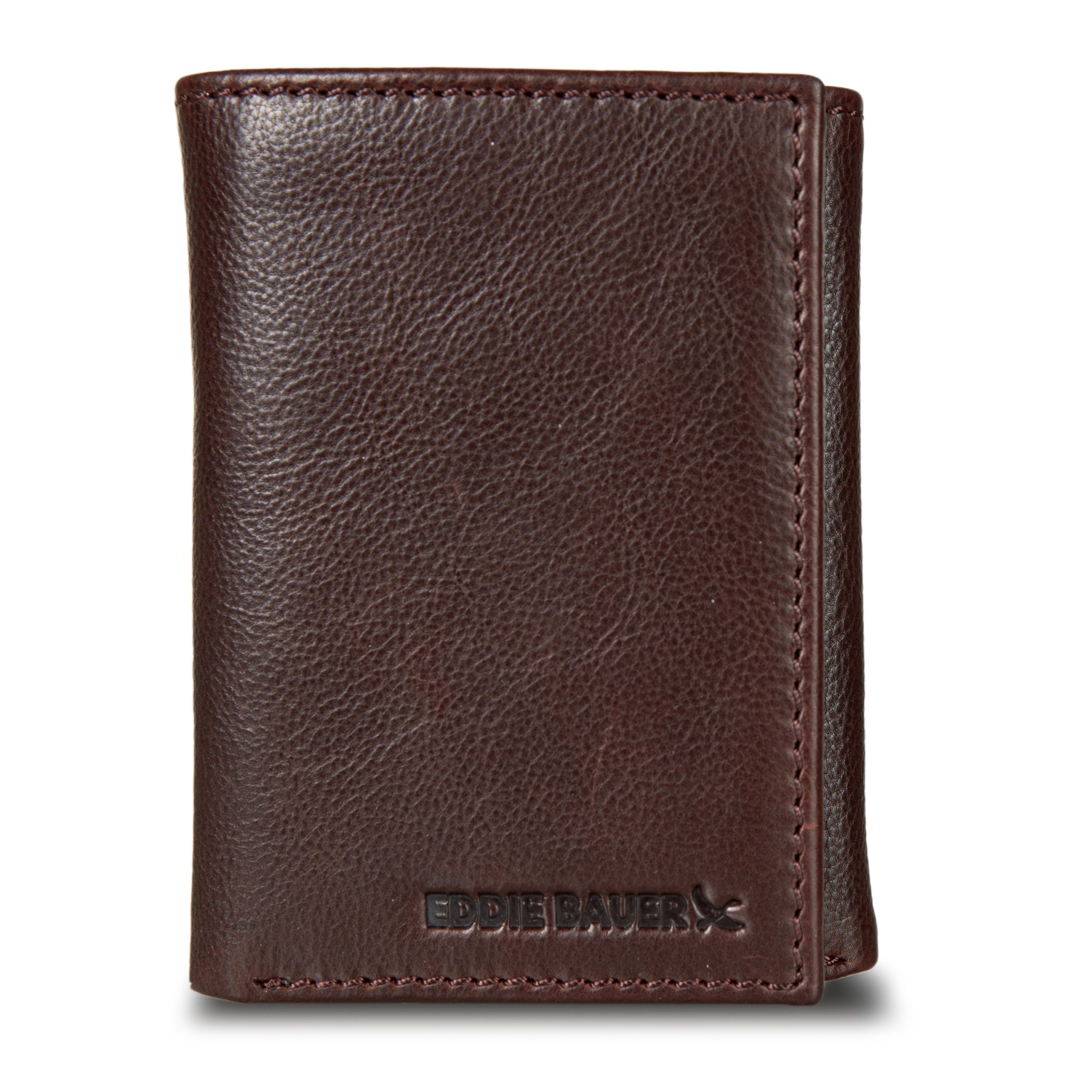 EB Signature Logo Leather Trifold Wallet - Image 2