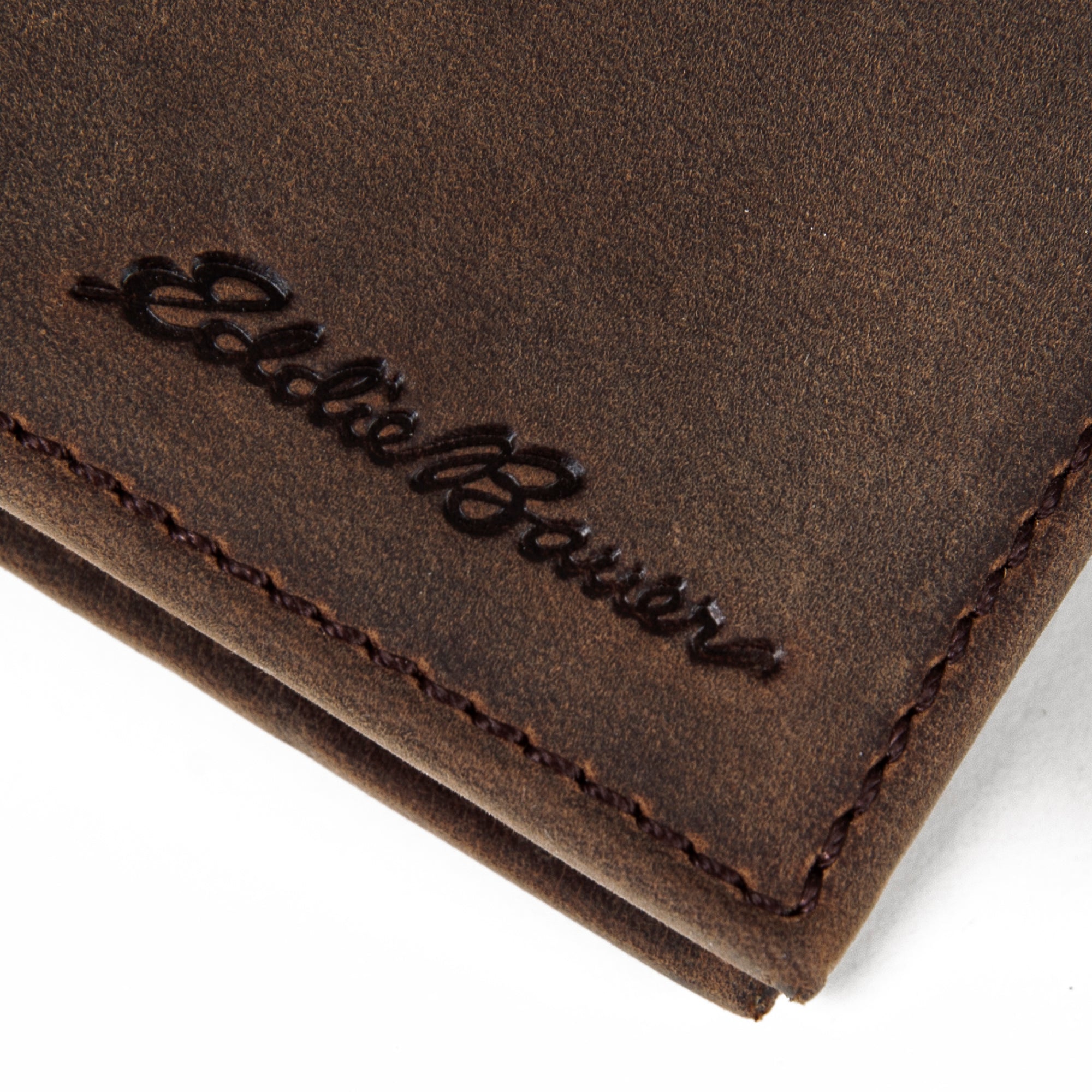 Leather Removable Passcase Wallet With Embossed Sasquatch - Image 3