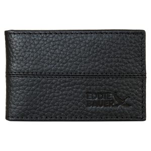 Rugged Leather Money Clip Bifold Wallet