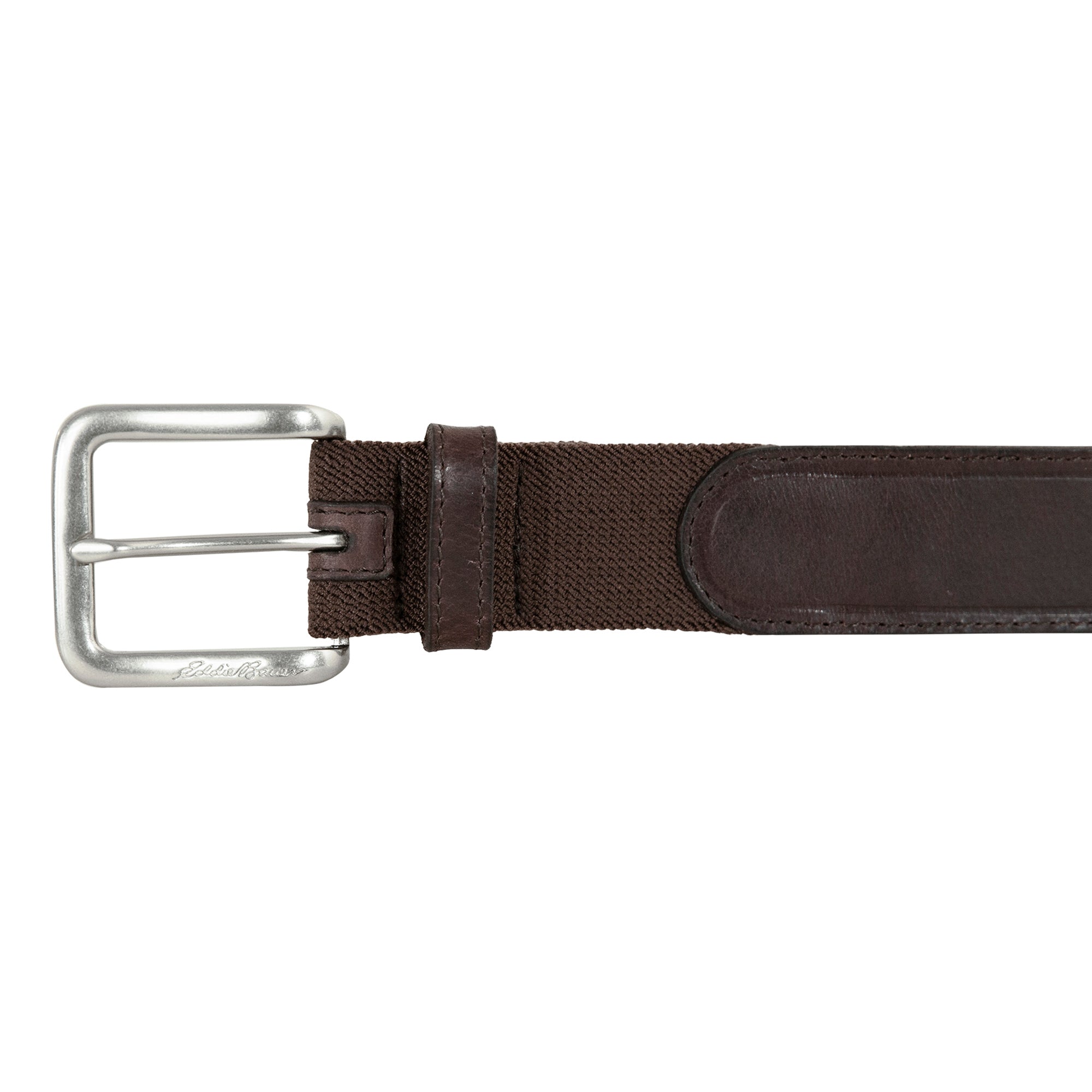 Men's Rugged Leather Belt With Stretch Tab - Image 3