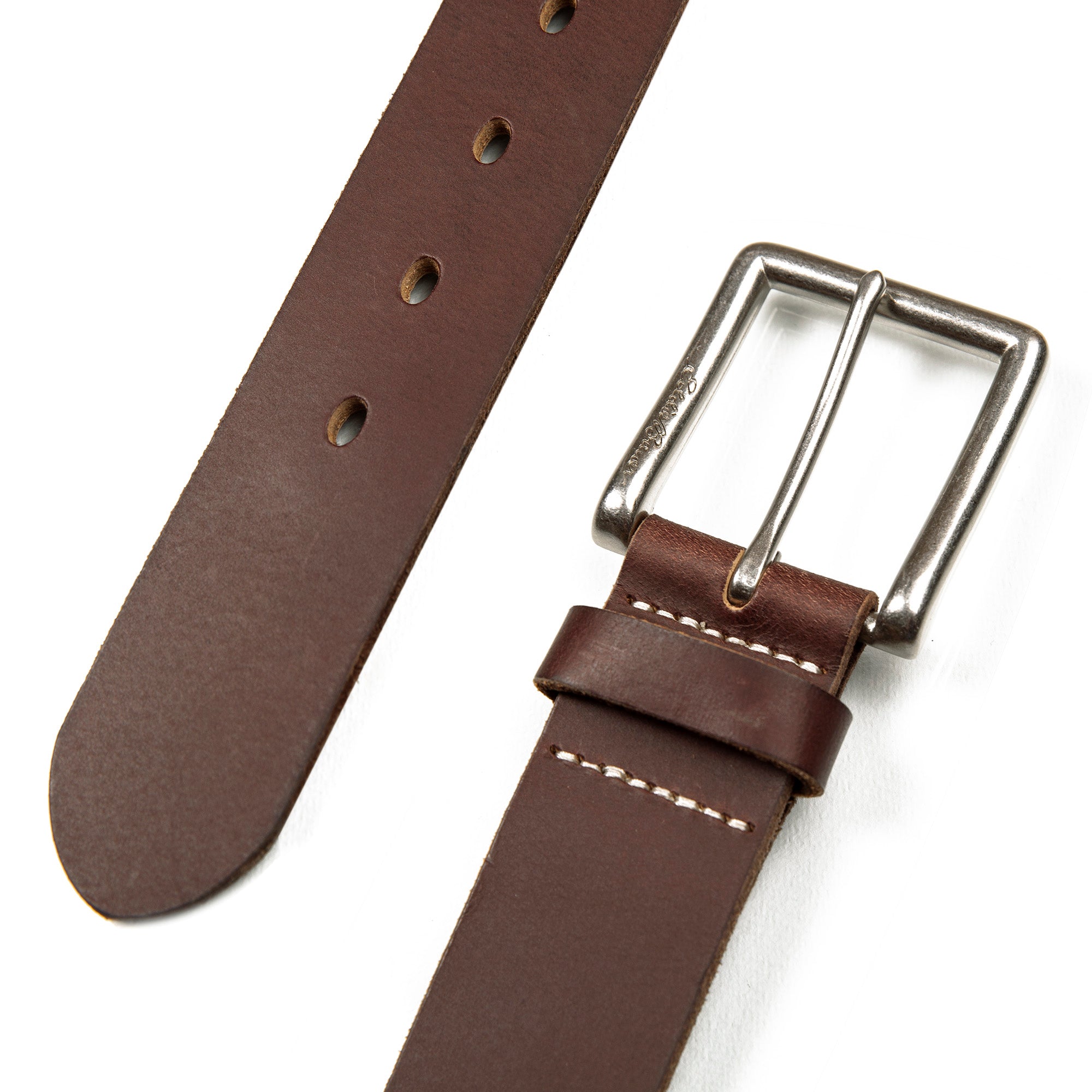 Men's Reinforced Tab Leather Belt - Image 2