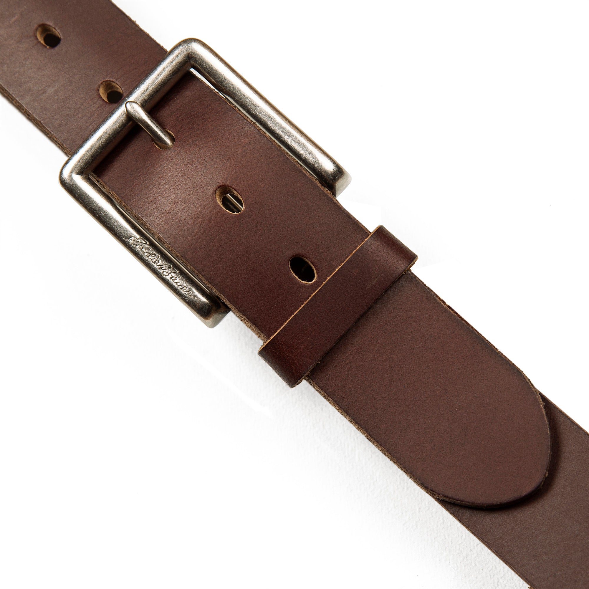 Men's Reinforced Tab Leather Belt - Image 3