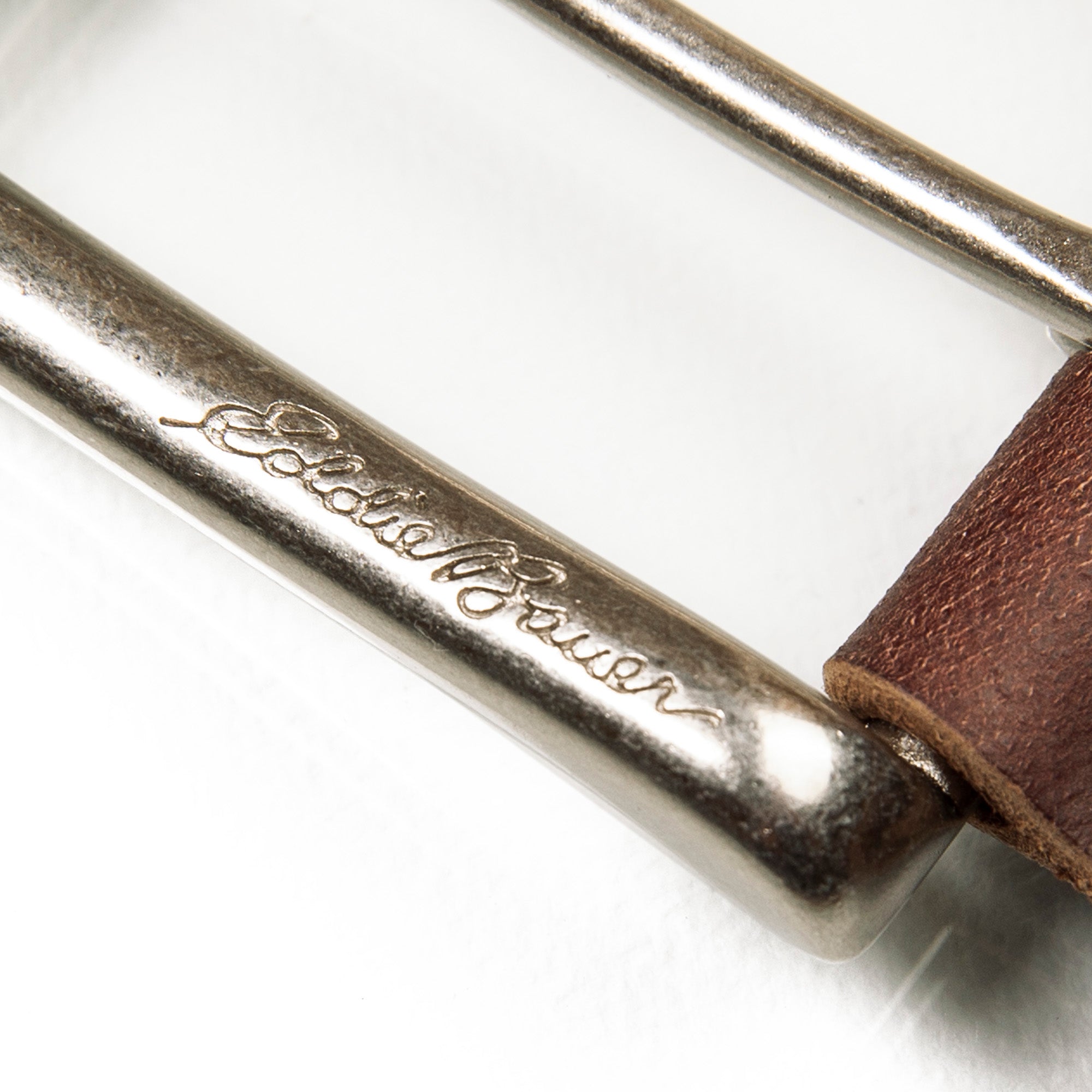 Men's Reinforced Tab Leather Belt - Image 4