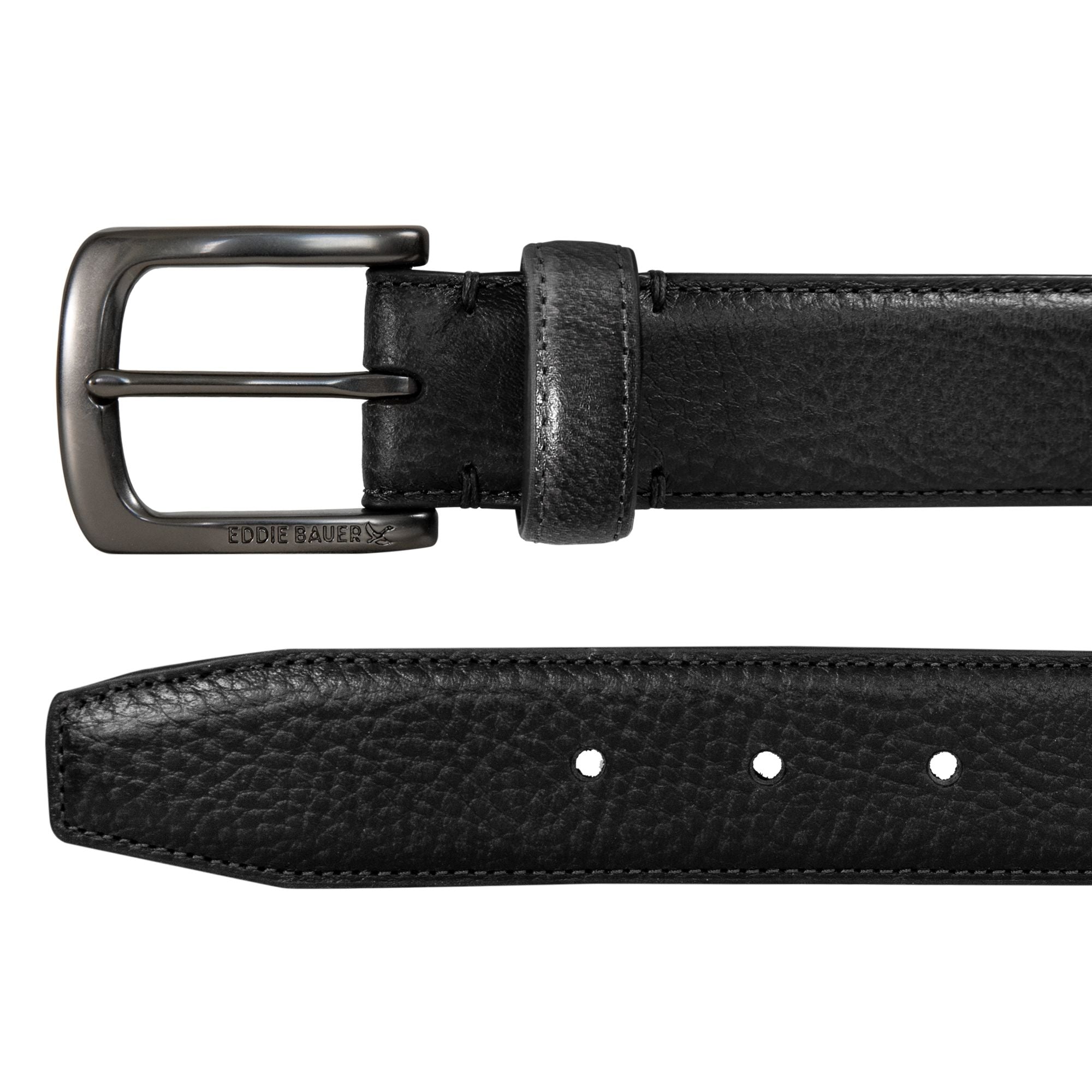 Men's Classic Feather Edge Leather Belt - Image 2
