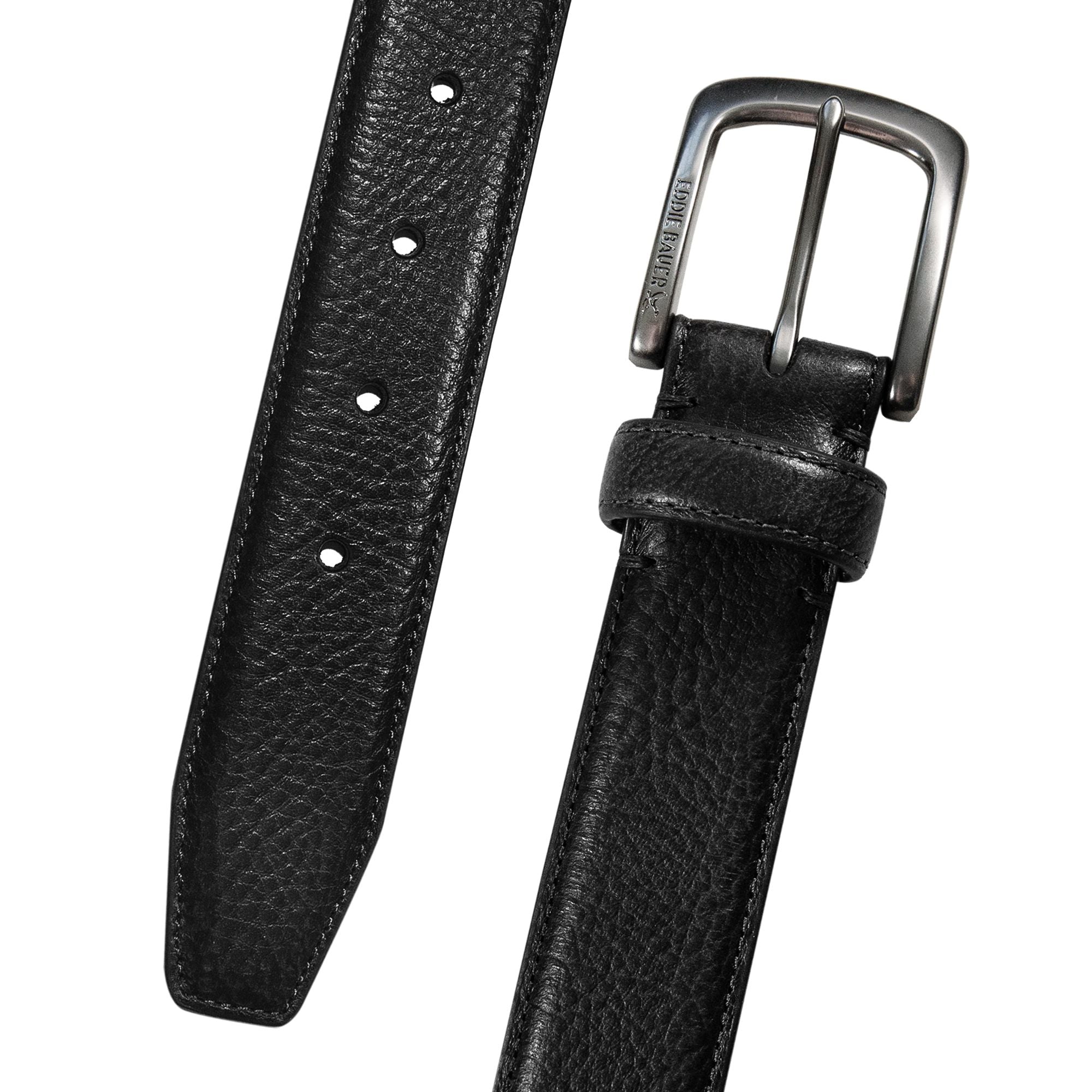 Men's Classic Feather Edge Leather Belt - Image 4