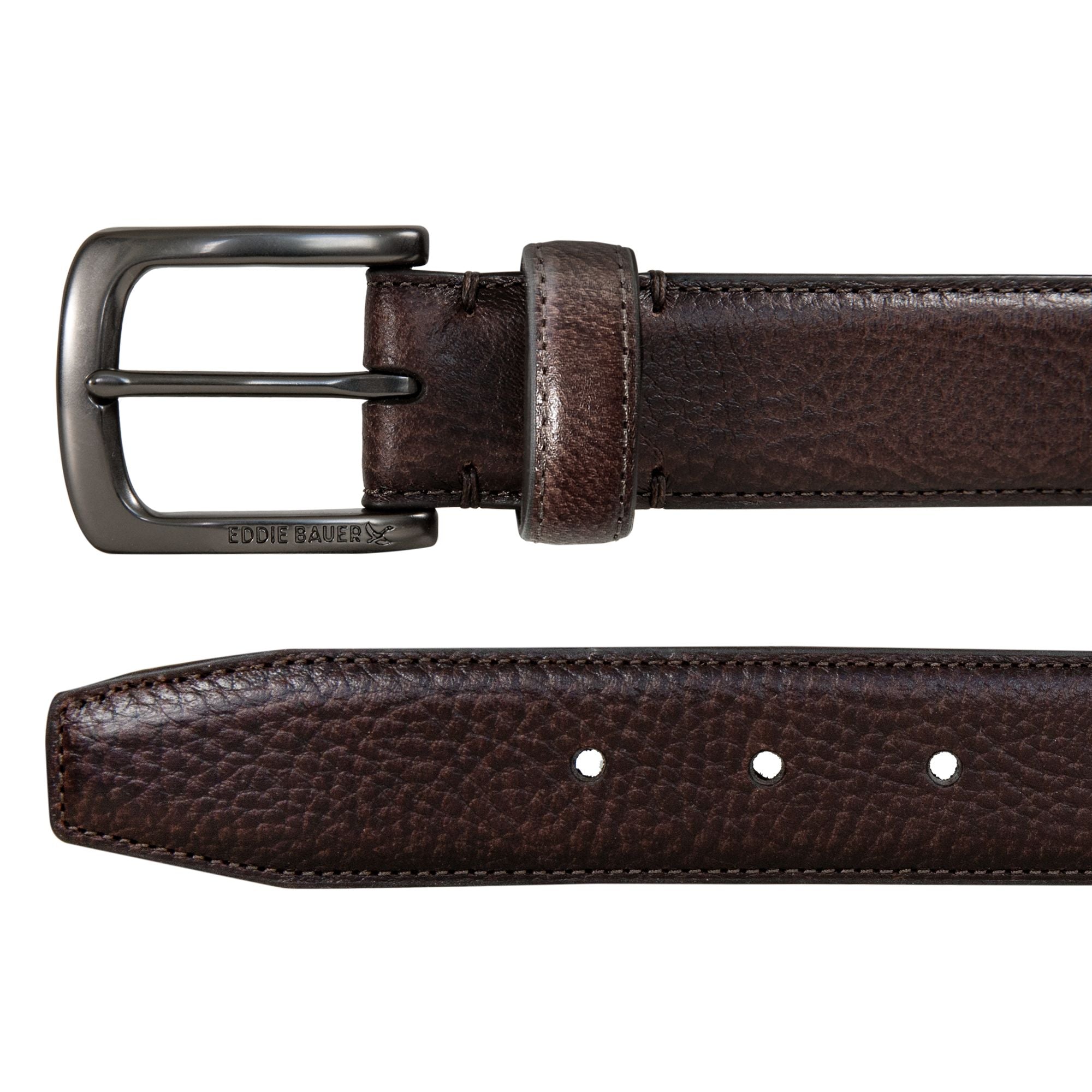Men's Classic Feather Edge Leather Belt - Image 7
