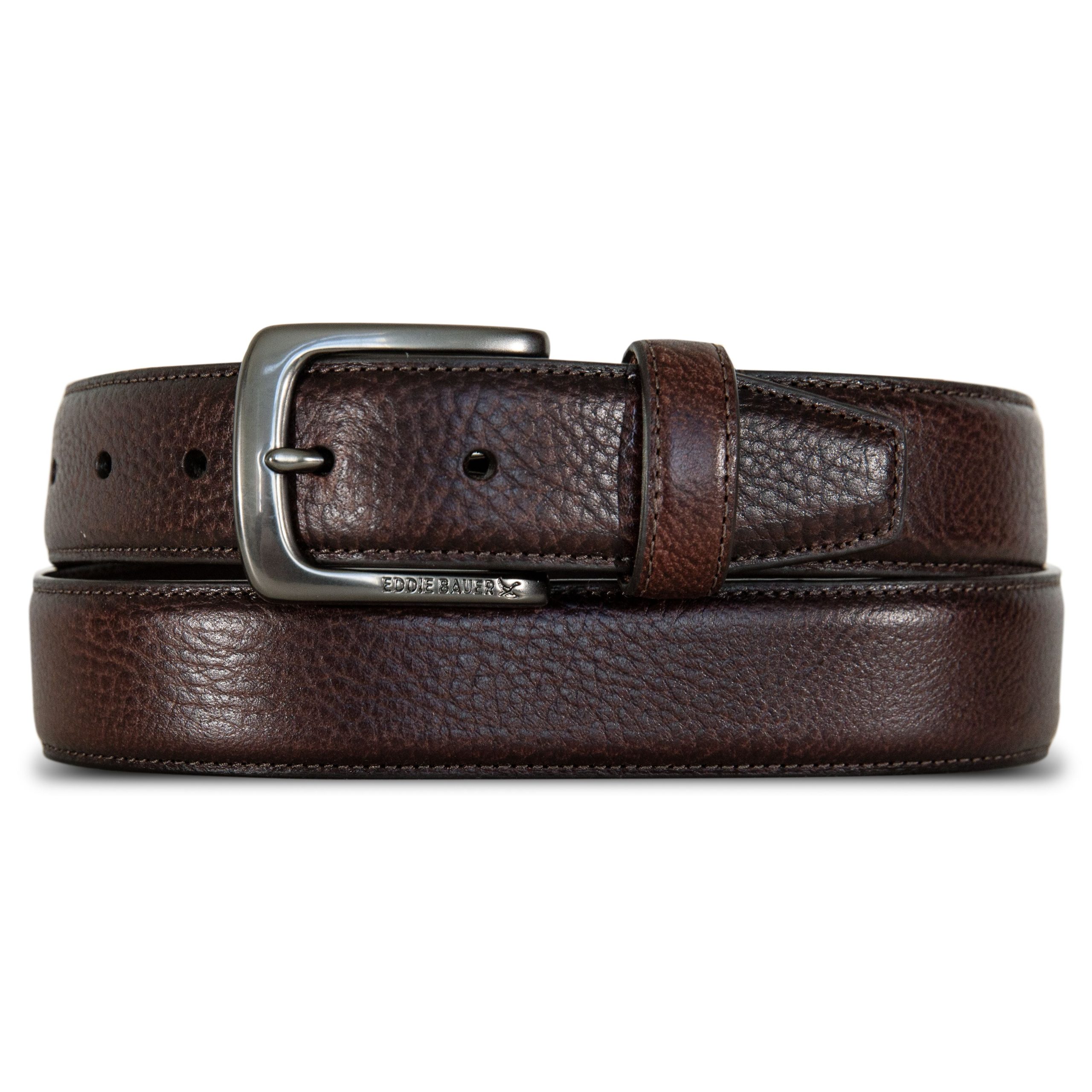 Men's Classic Feather Edge Leather Belt - Image 6