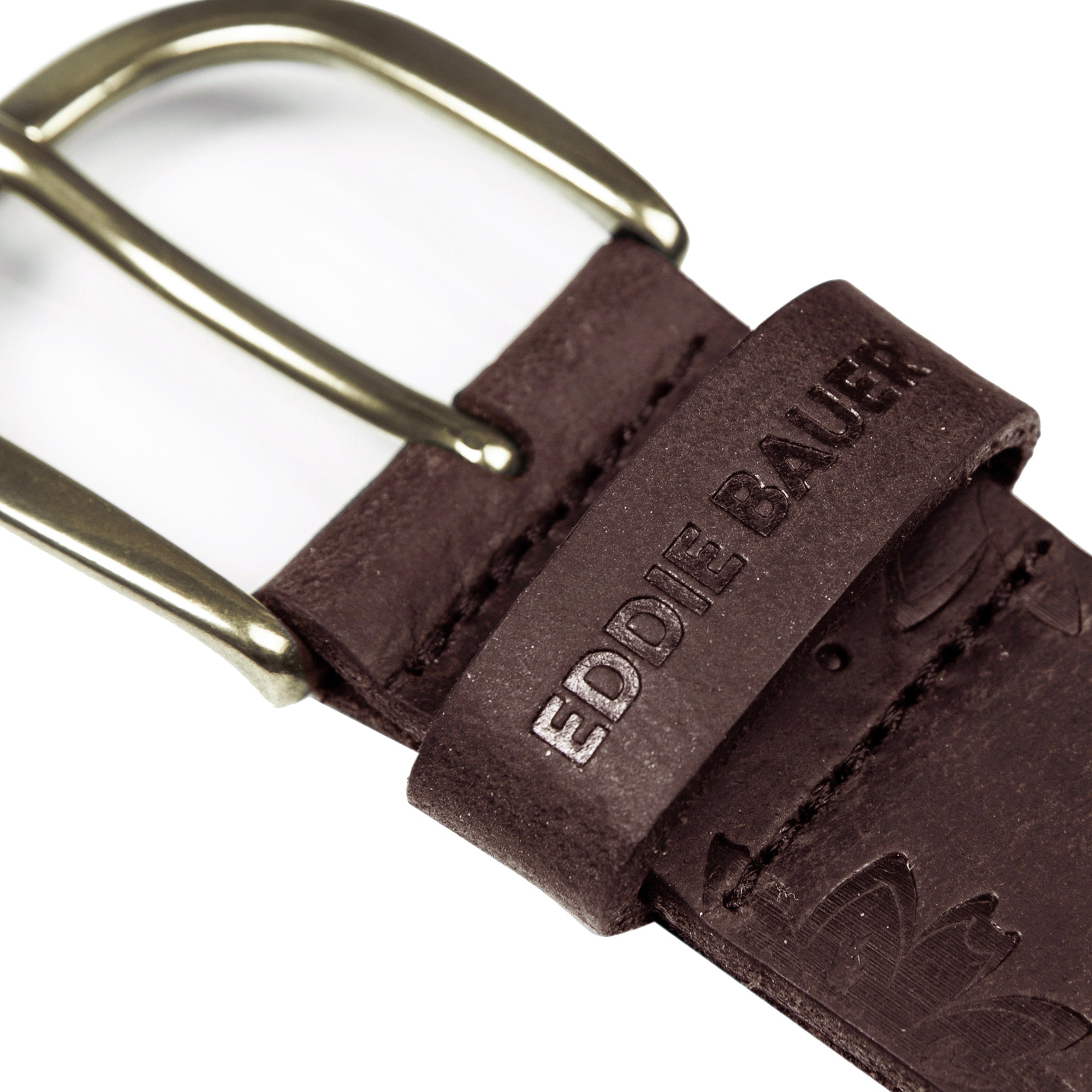 Women's Floral Tooled Leather Belt - Image 3