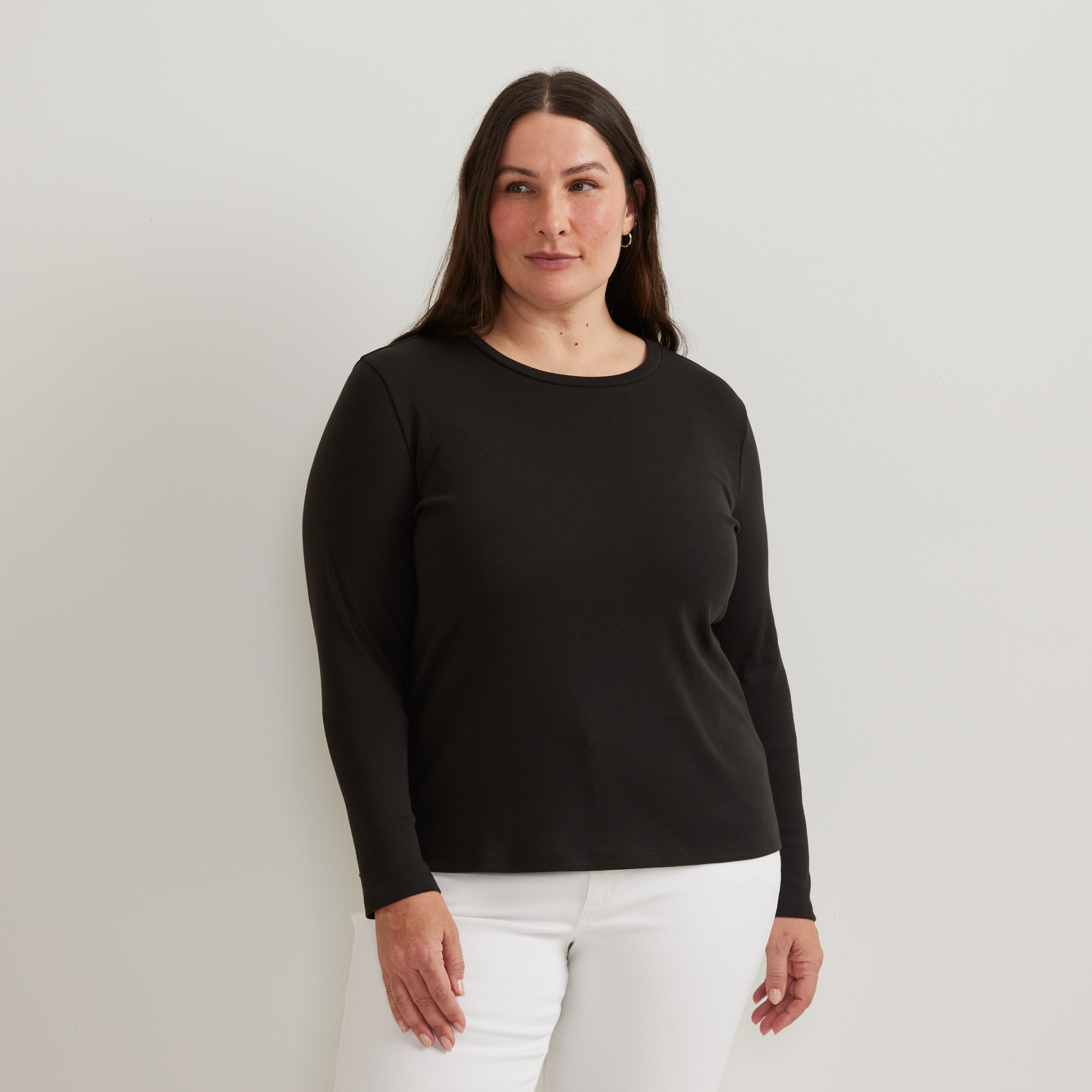 Women's Everyday Long-Sleeve Crewneck T-Shirt - Image 11