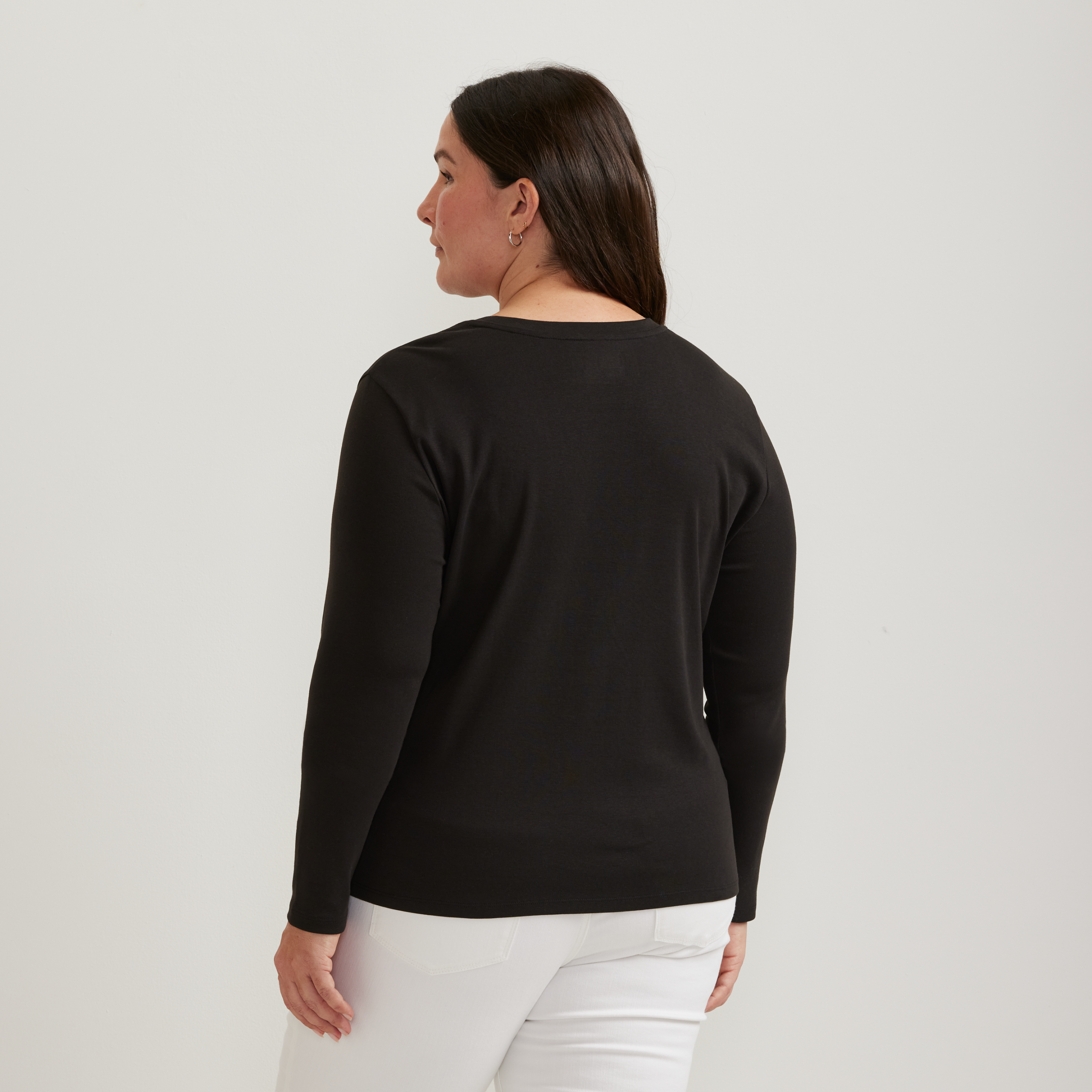 Women's Everyday Long-Sleeve Crewneck T-Shirt - Image 12