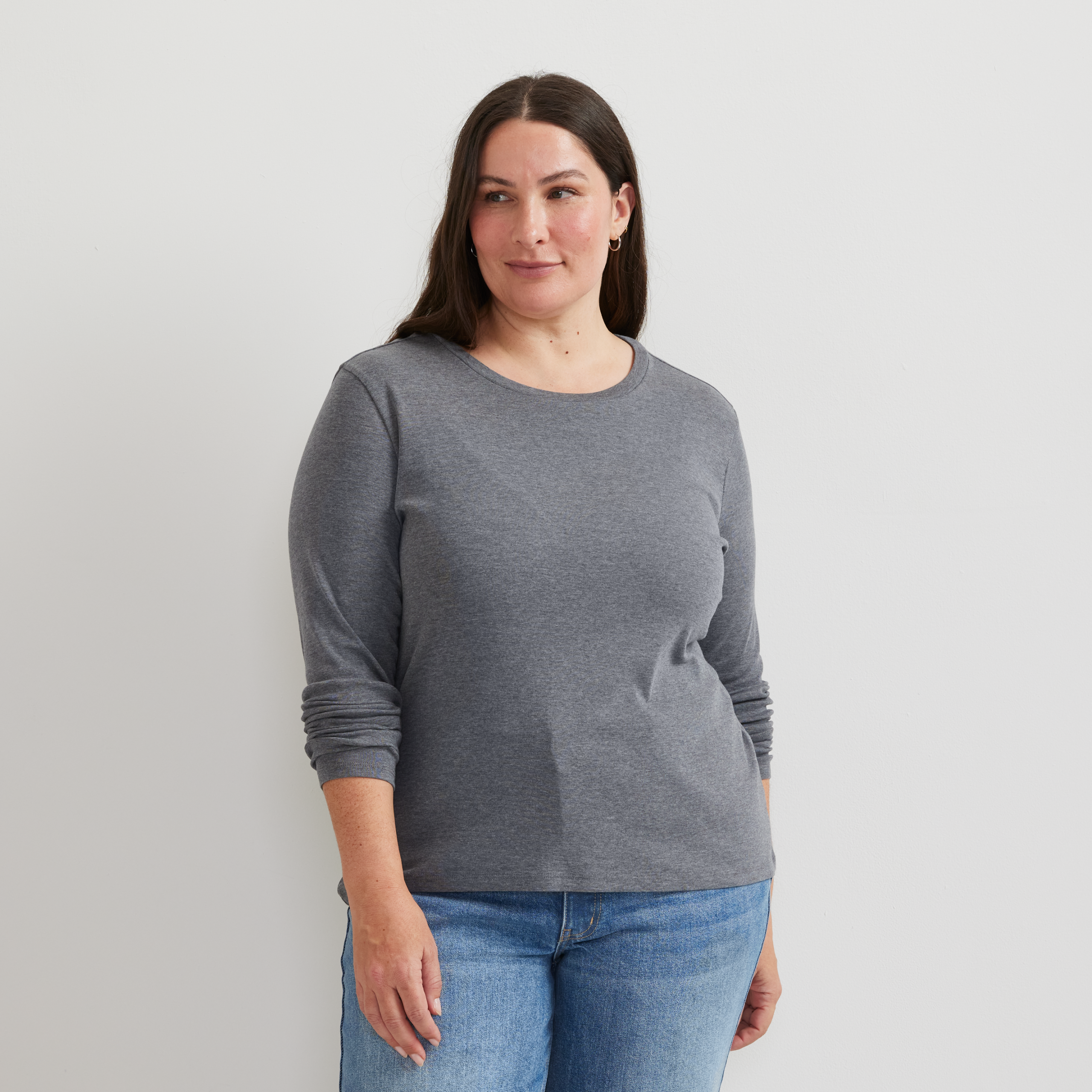 Women's Everyday Long-Sleeve Crewneck T-Shirt - Image 15