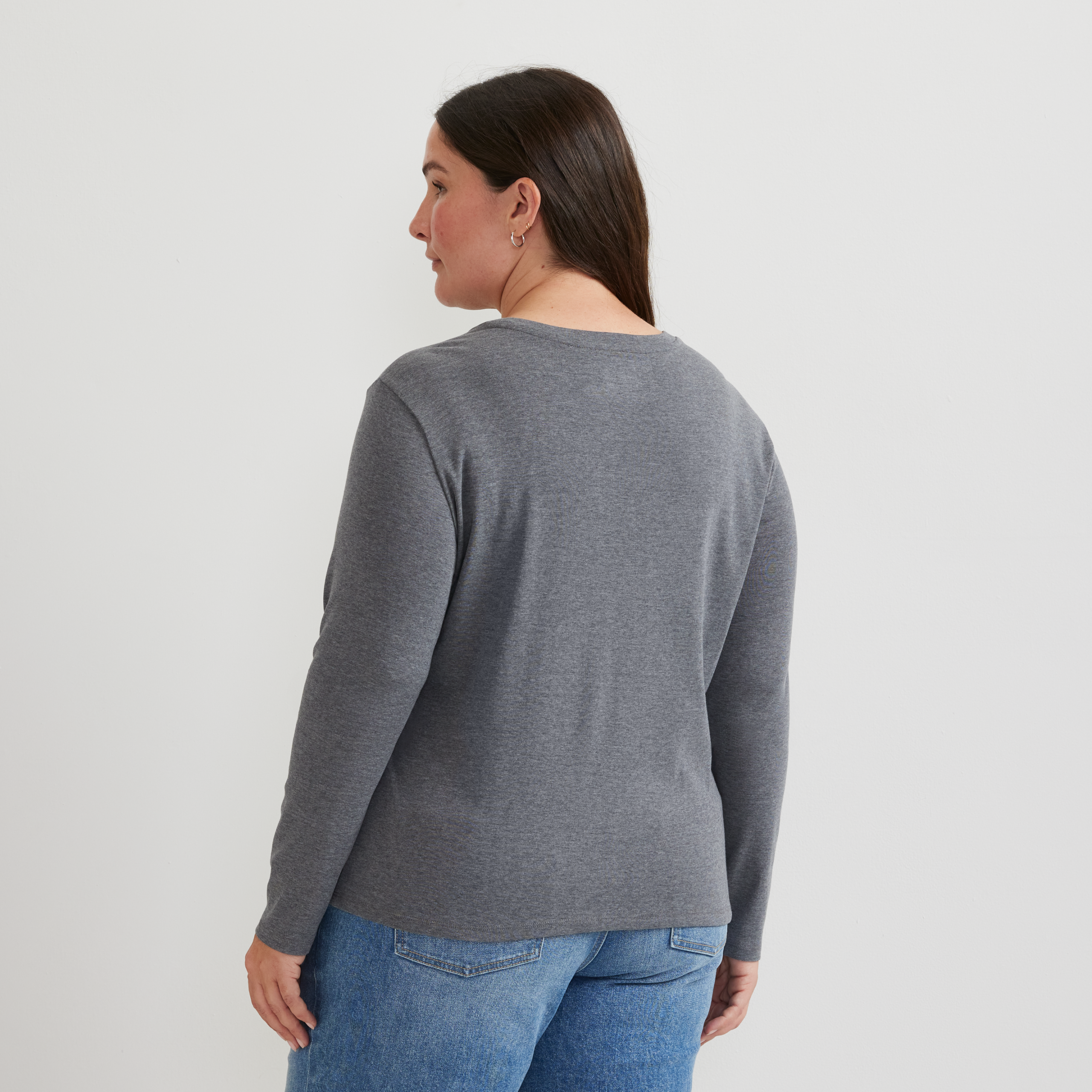 Women's Everyday Long-Sleeve Crewneck T-Shirt - Image 16