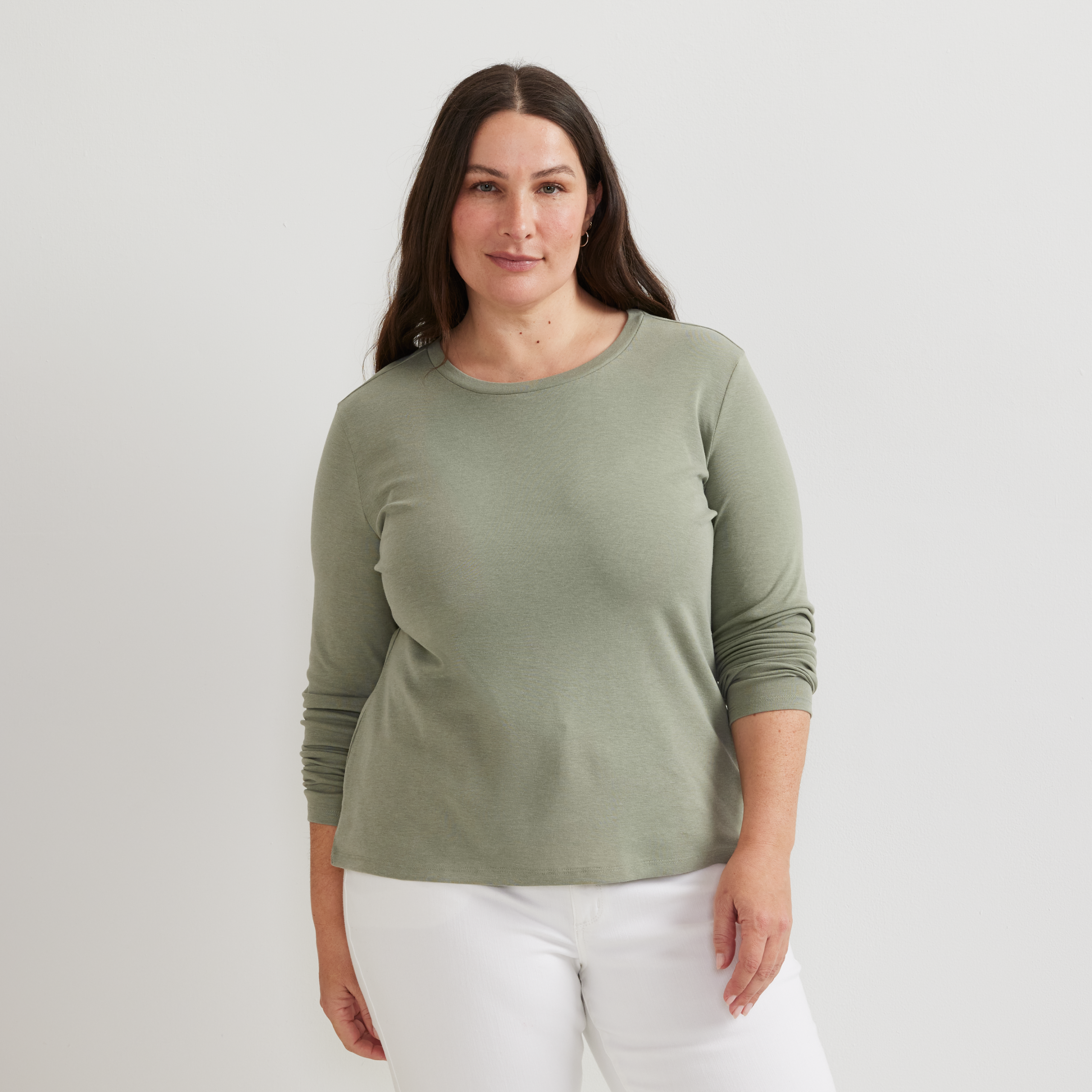 Women's Everyday Long-Sleeve Crewneck T-Shirt - Image 25
