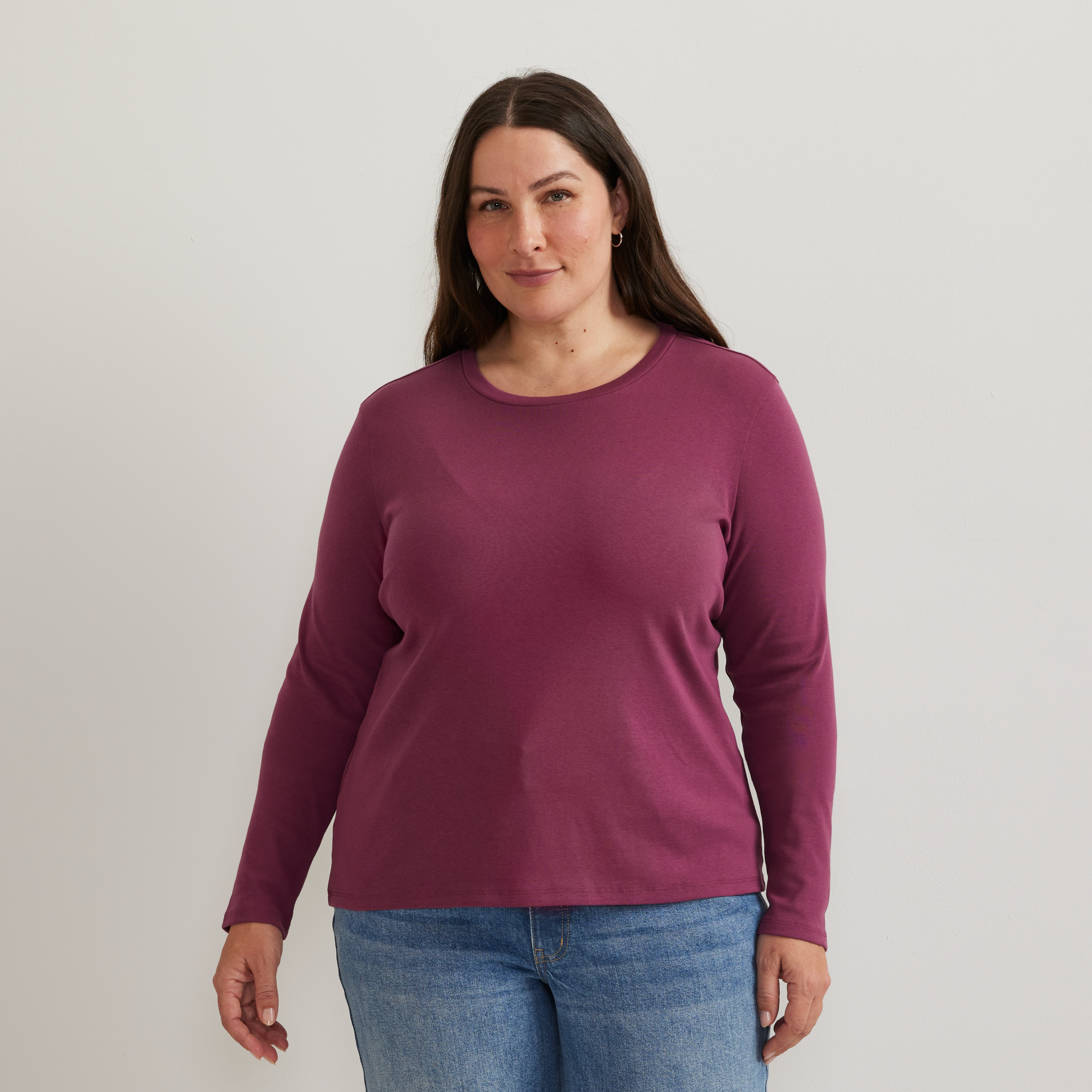 Women's Everyday Long-Sleeve Crewneck T-Shirt - Image 29