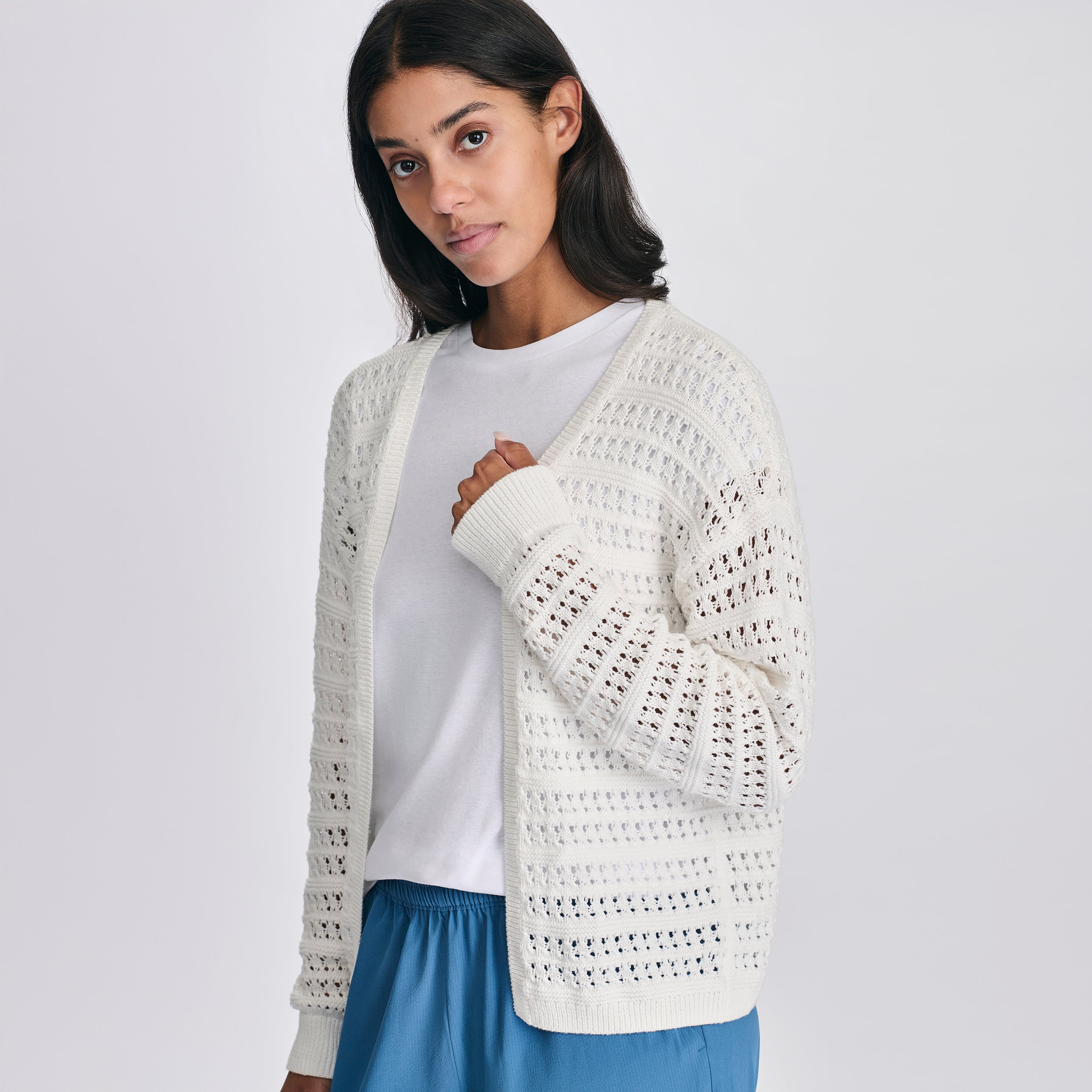 Women's Open Stitch Cardigan - Image 3