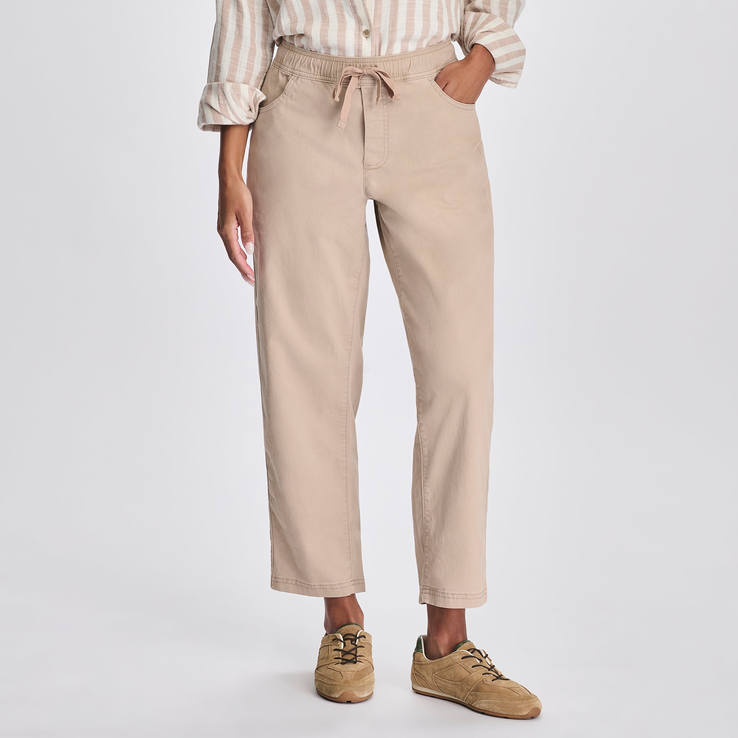 Women's Softened Legend Wash Tie Front Pants - Image 3