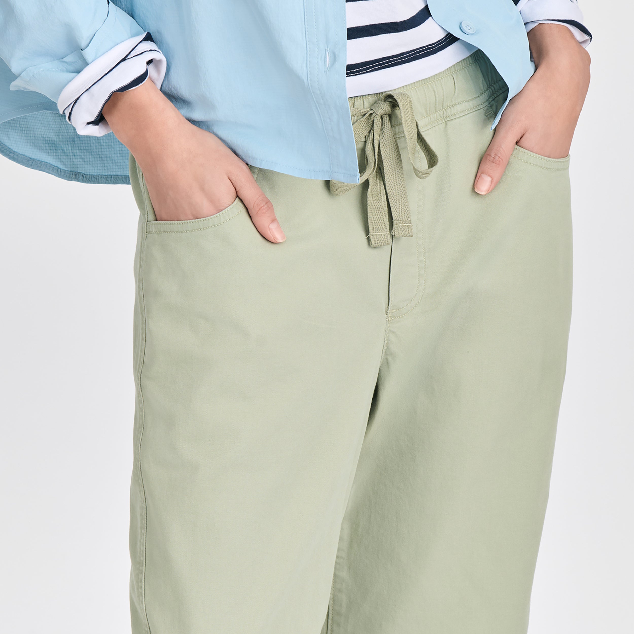 Women's Softened Legend Wash Tie Front Pants - Image 10