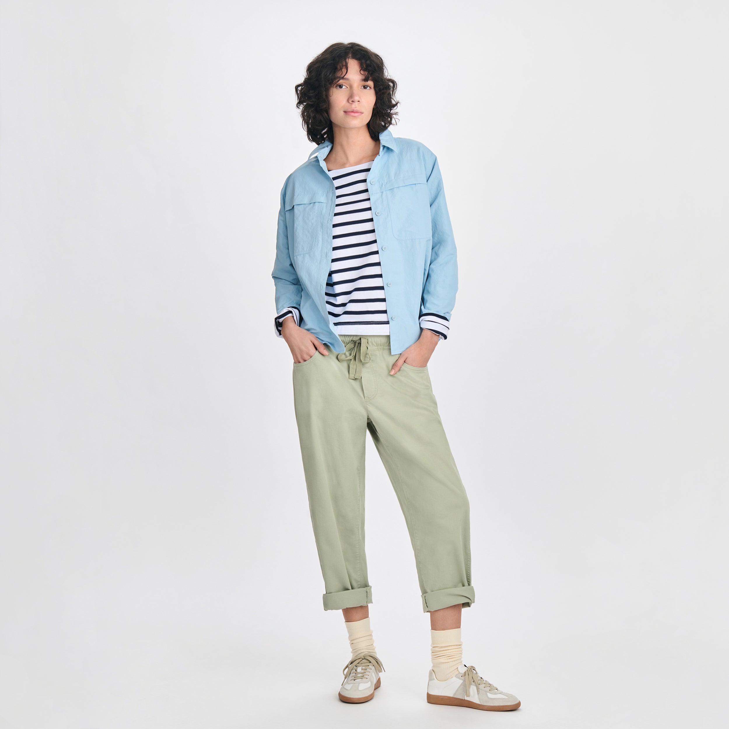 Women's Softened Legend Wash Tie Front Pants - Image 11