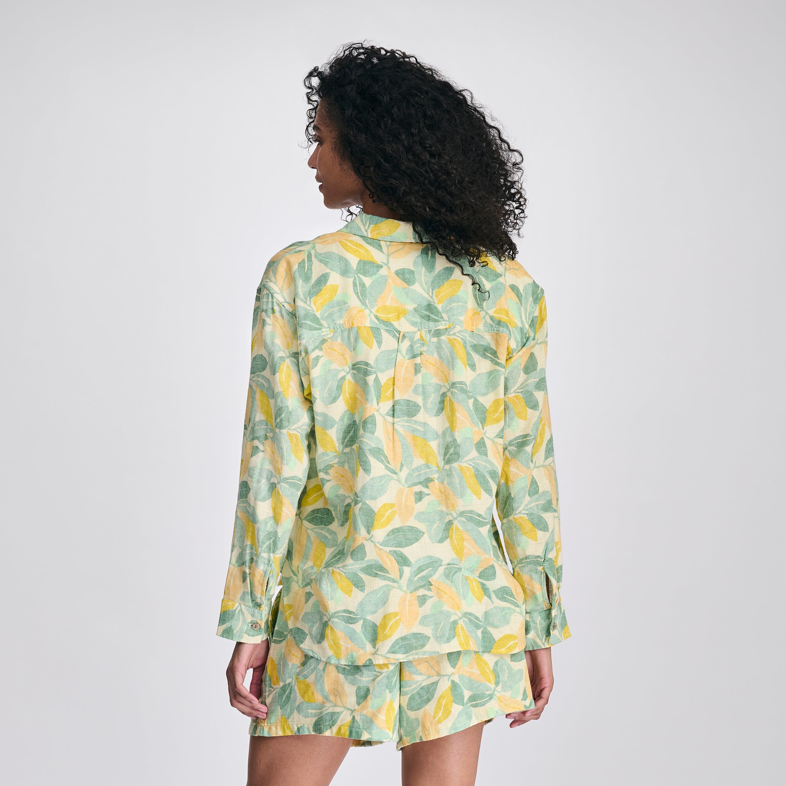 Women's Woven Printed Cotton Long Sleeve Shirt - Image 2
