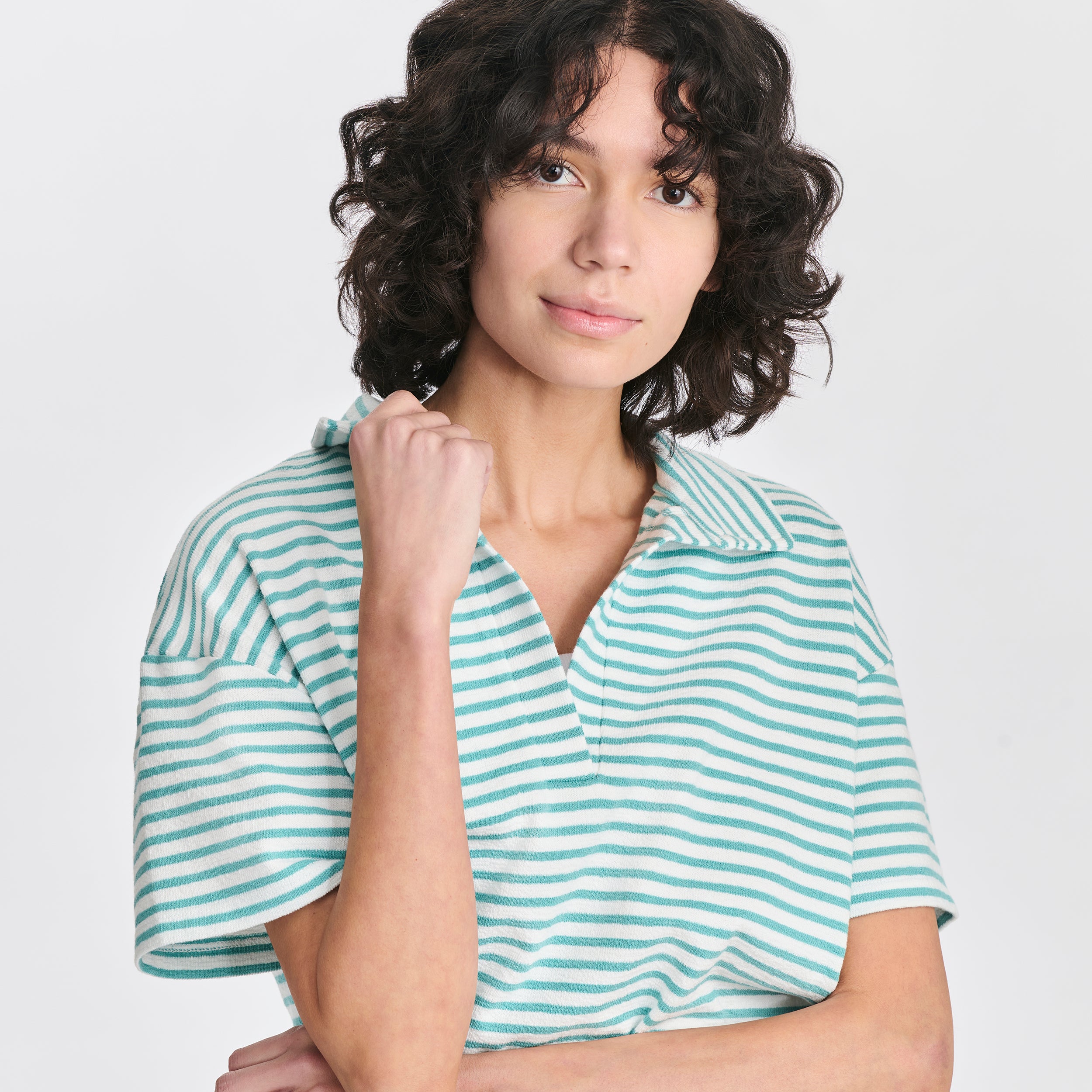 Women's Northport Textured Short Sleeve T-Shirt - Image 3