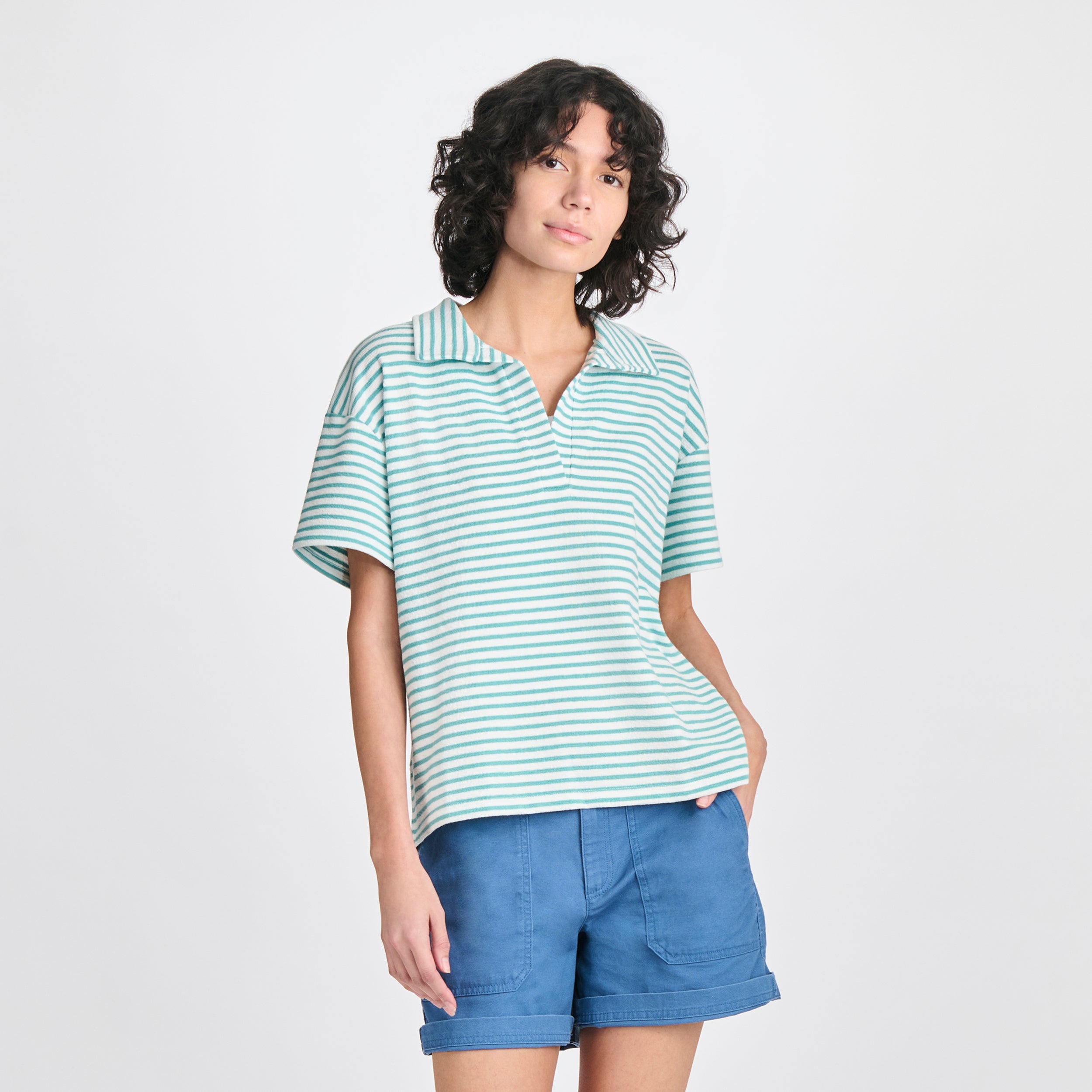 Women's Northport Textured Short Sleeve T-Shirt - Image 5