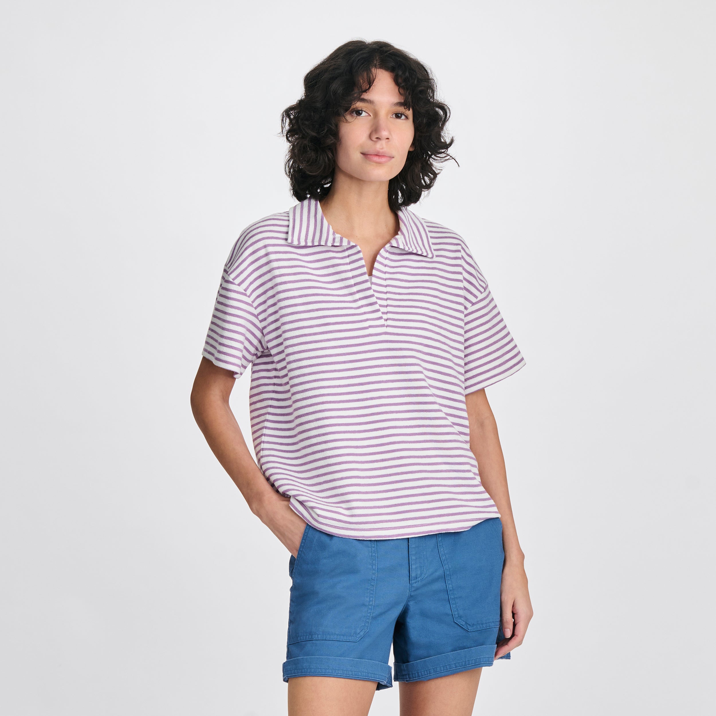 Women's Northport Textured Short Sleeve T-Shirt - Image 9