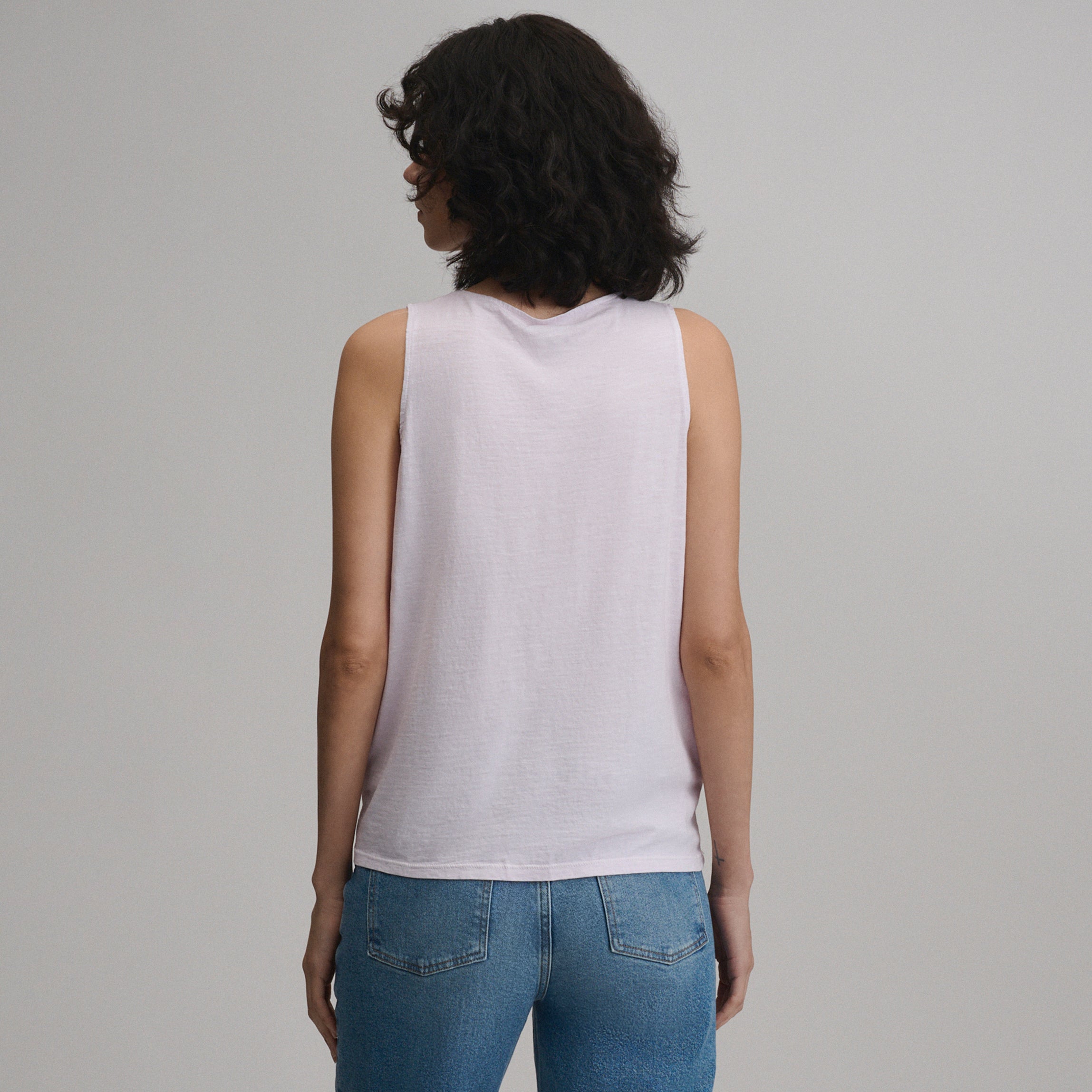 Women's Sunwashed Cotton Tie Front Tank - Image 10